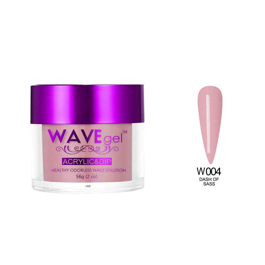 WaveGel Simplicity Dip & Acrylic Powder W04 Dash of Sass