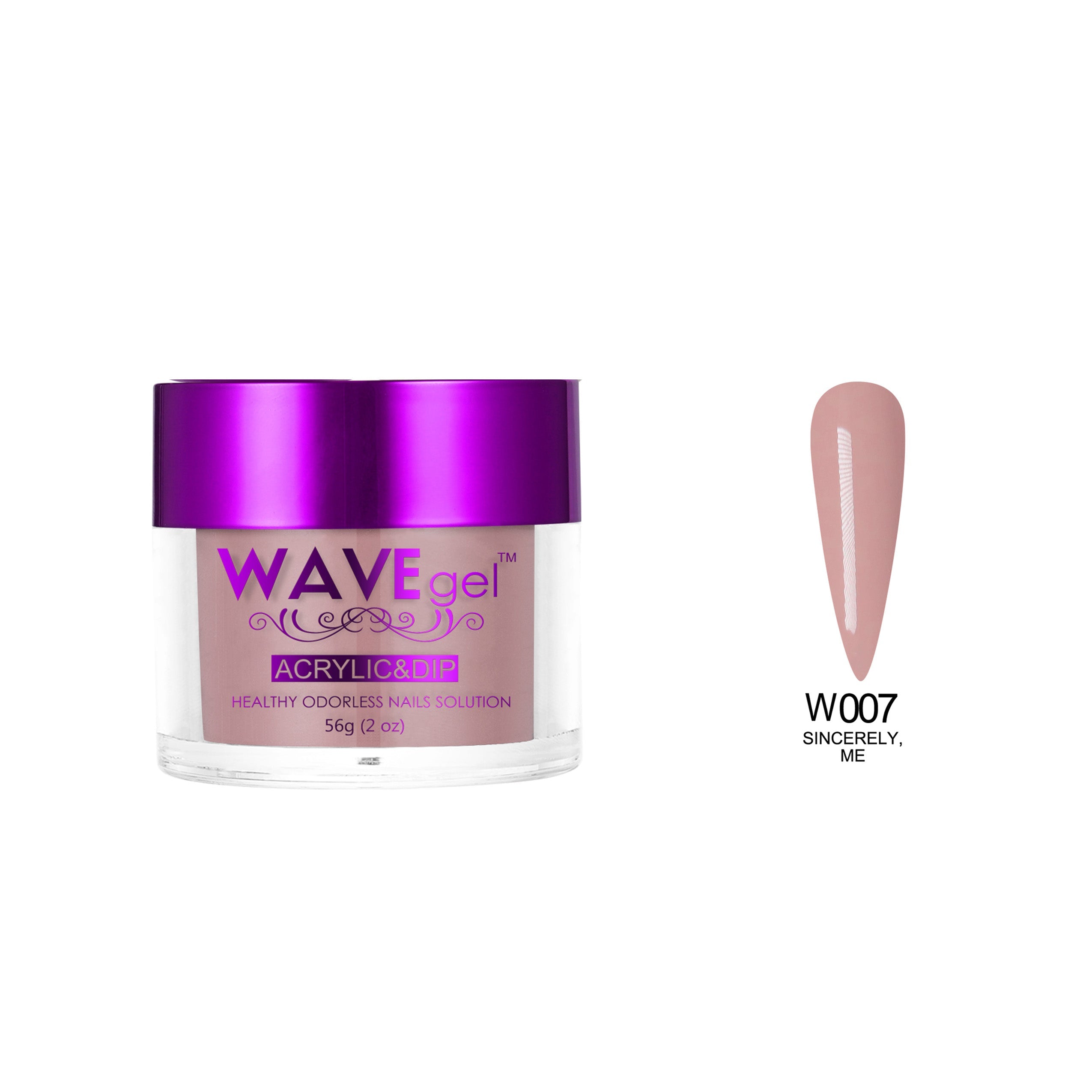 WAVEGEL SIMPLICITY DIP & ACRYLIC POWDER W07 SINCERELY, ME
