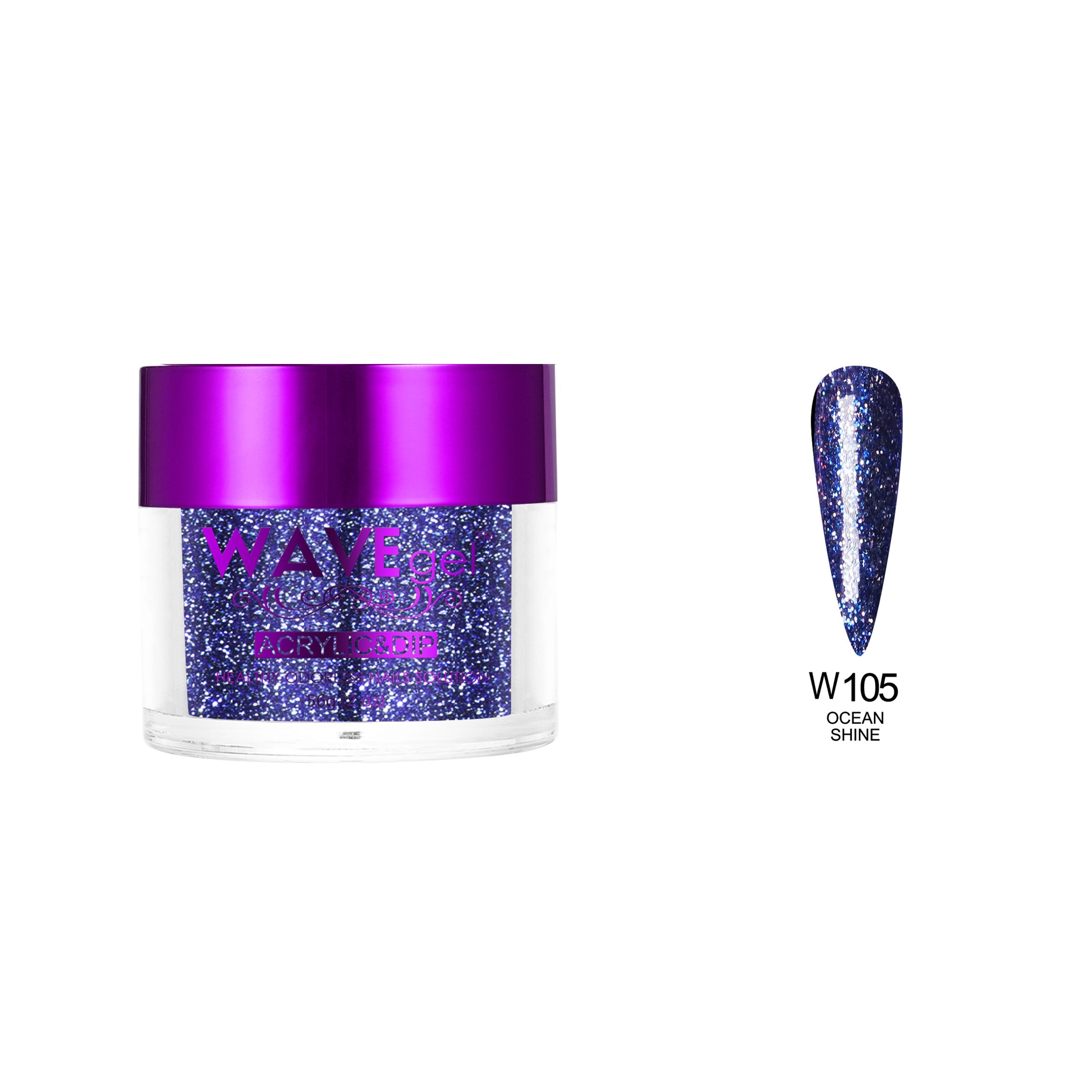 WAVEGEL SIMPLICITY DIP & ACRYLIC POWDER W105 OCEAN SHINE