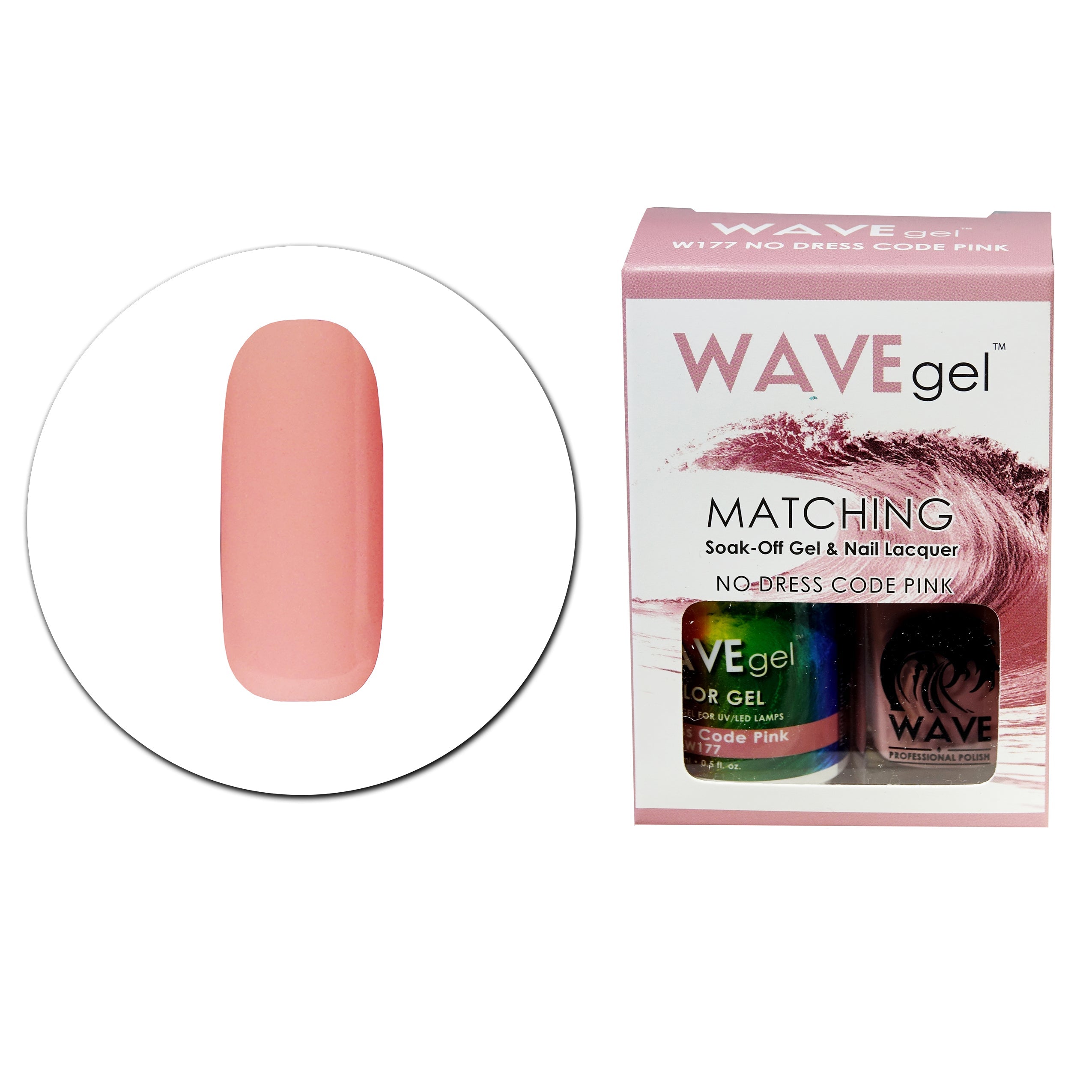 WAVEGEL MATCHING (#177) W177 NO DRESS CODE PINK