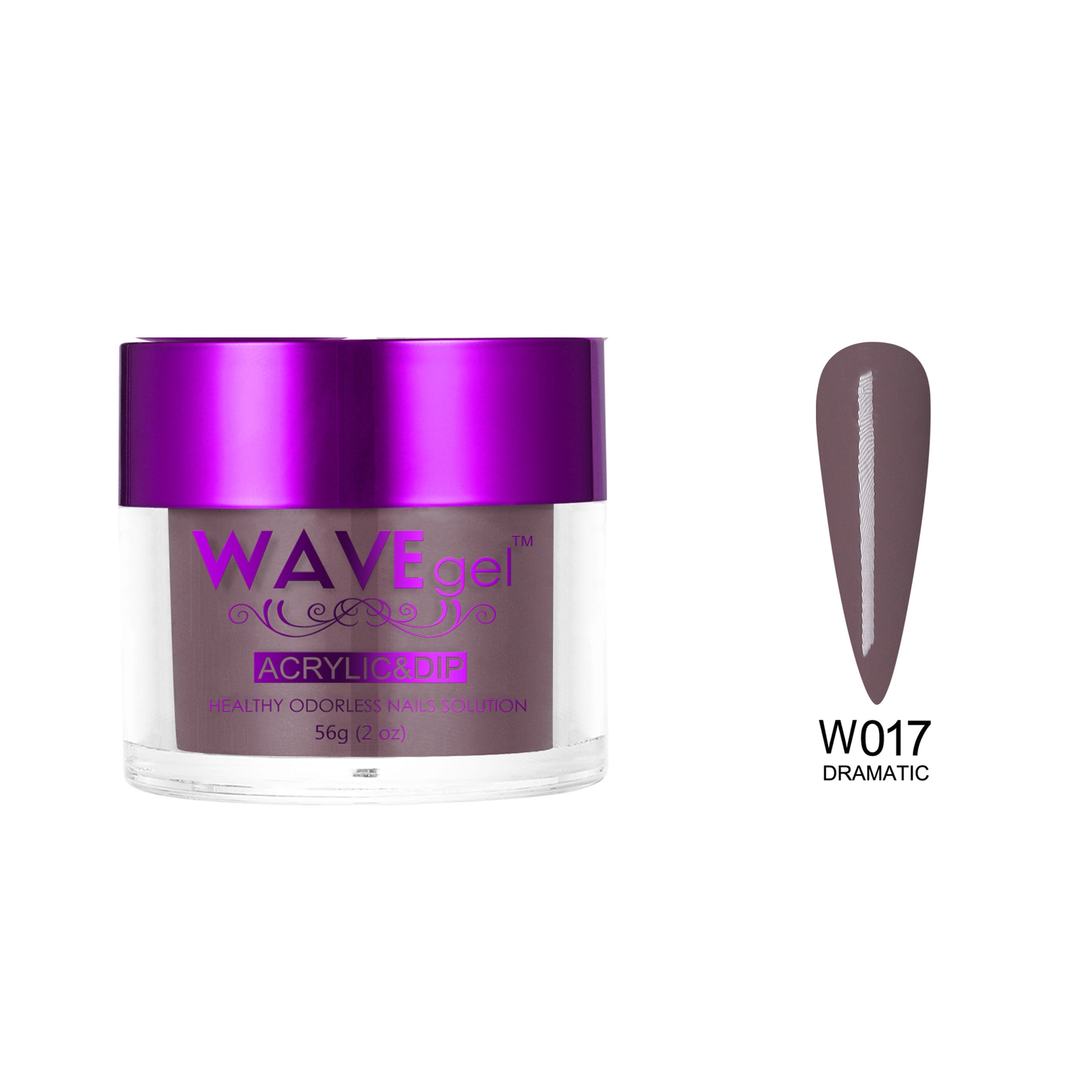 WAVEGEL SIMPLICITY DIP & ACRYLIC POWDER W17 DRAMATIC