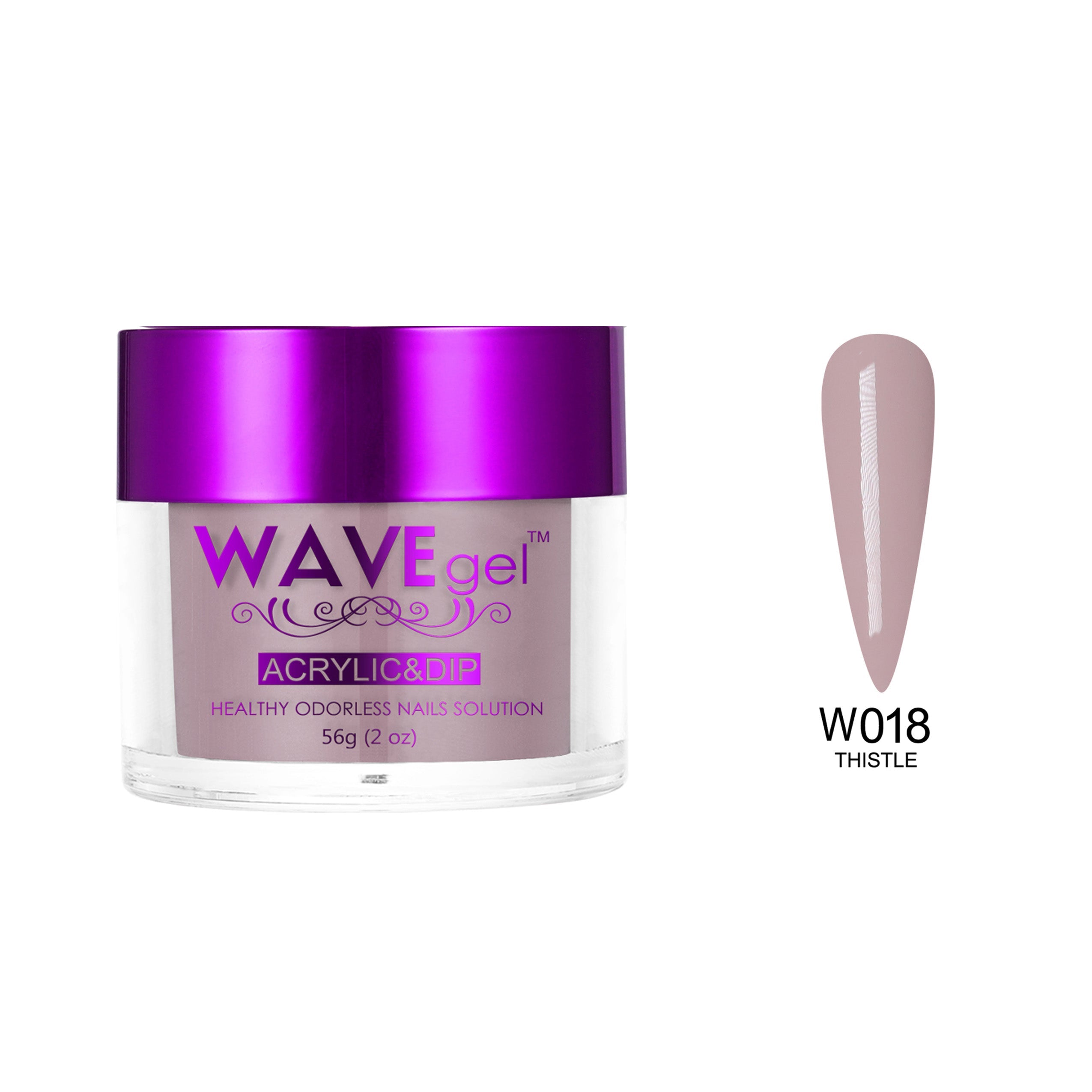 WAVEGEL SIMPLICITY DIP & ACRYLIC POWDER W18 THISTLE