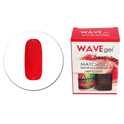 WAVEGEL MATCHING (#197) W197 Red Bottoms