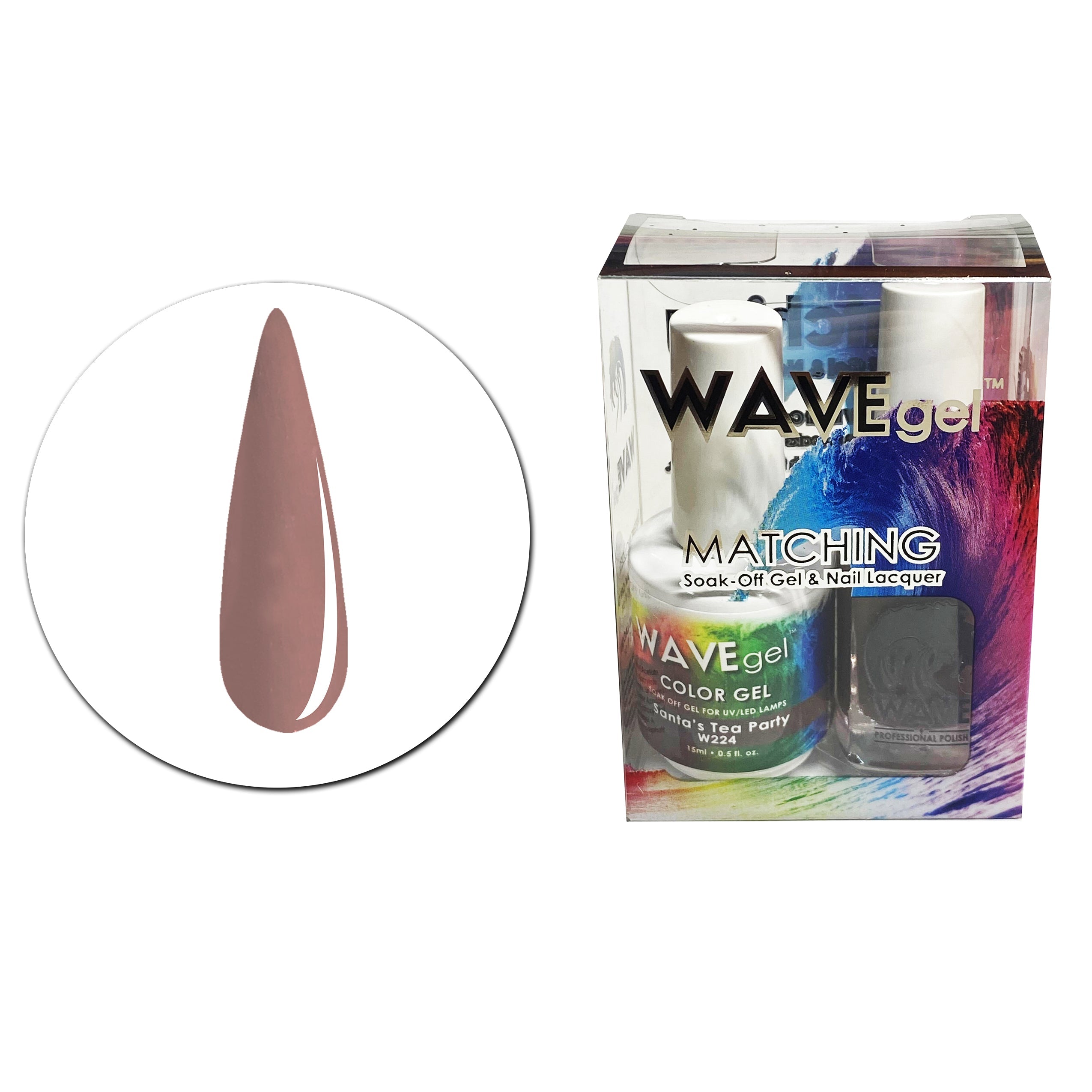 WAVEGEL MATCHING (#224) W224 SANTA'S TEA PARTY