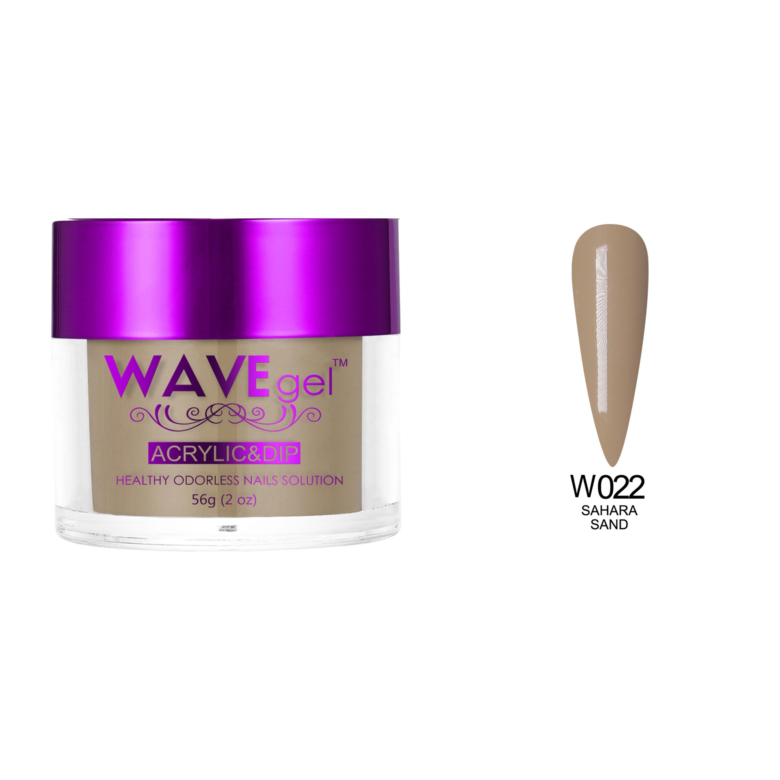 WAVEGEL SIMPLICITY DIP & ACRYLIC POWDER W22 SAHARA SAND