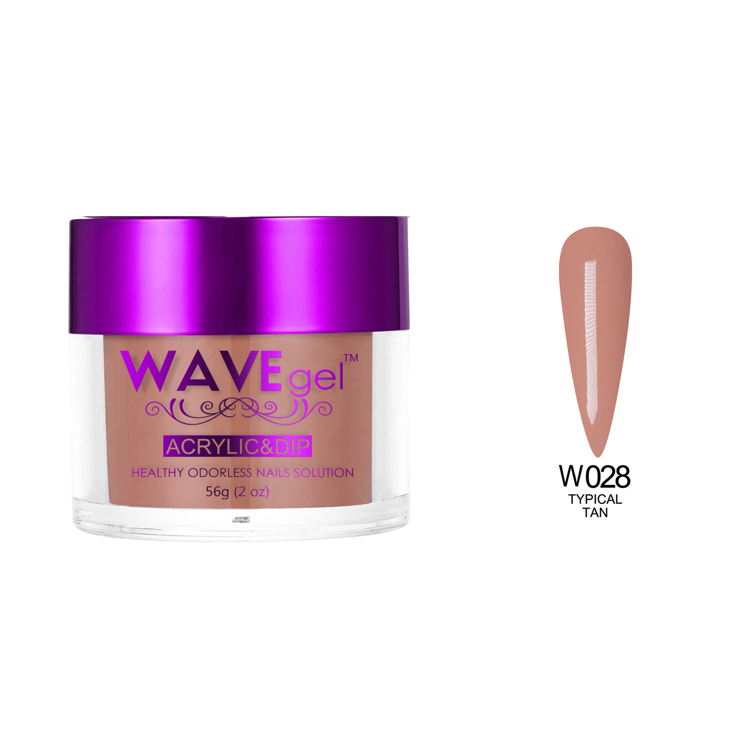 WAVEGEL SIMPLICITY DIP & ACRYLIC POWDER W28 TYPICAL TAN
