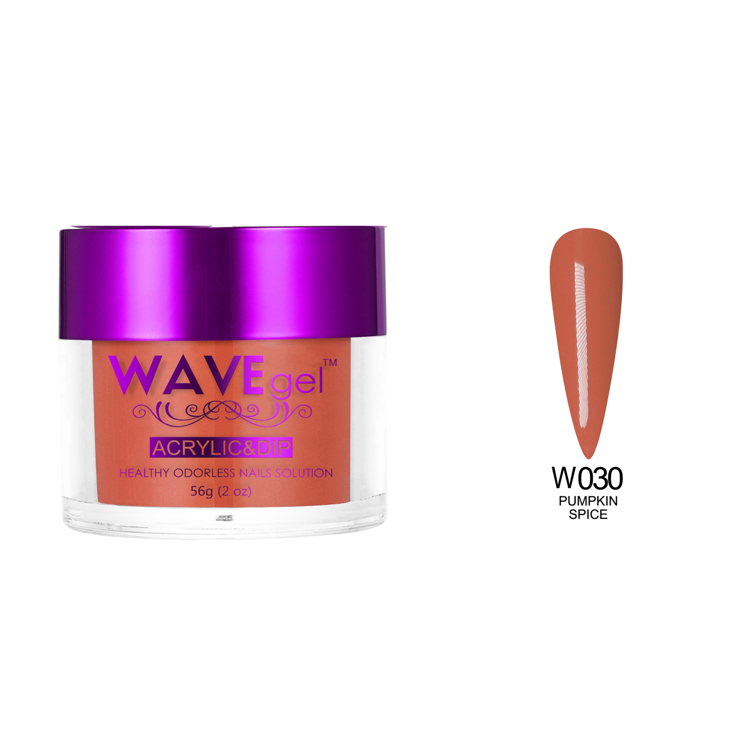 WAVEGEL SIMPLICITY DIP & ACRYLIC POWDER W30 PUMPKIN SPICE