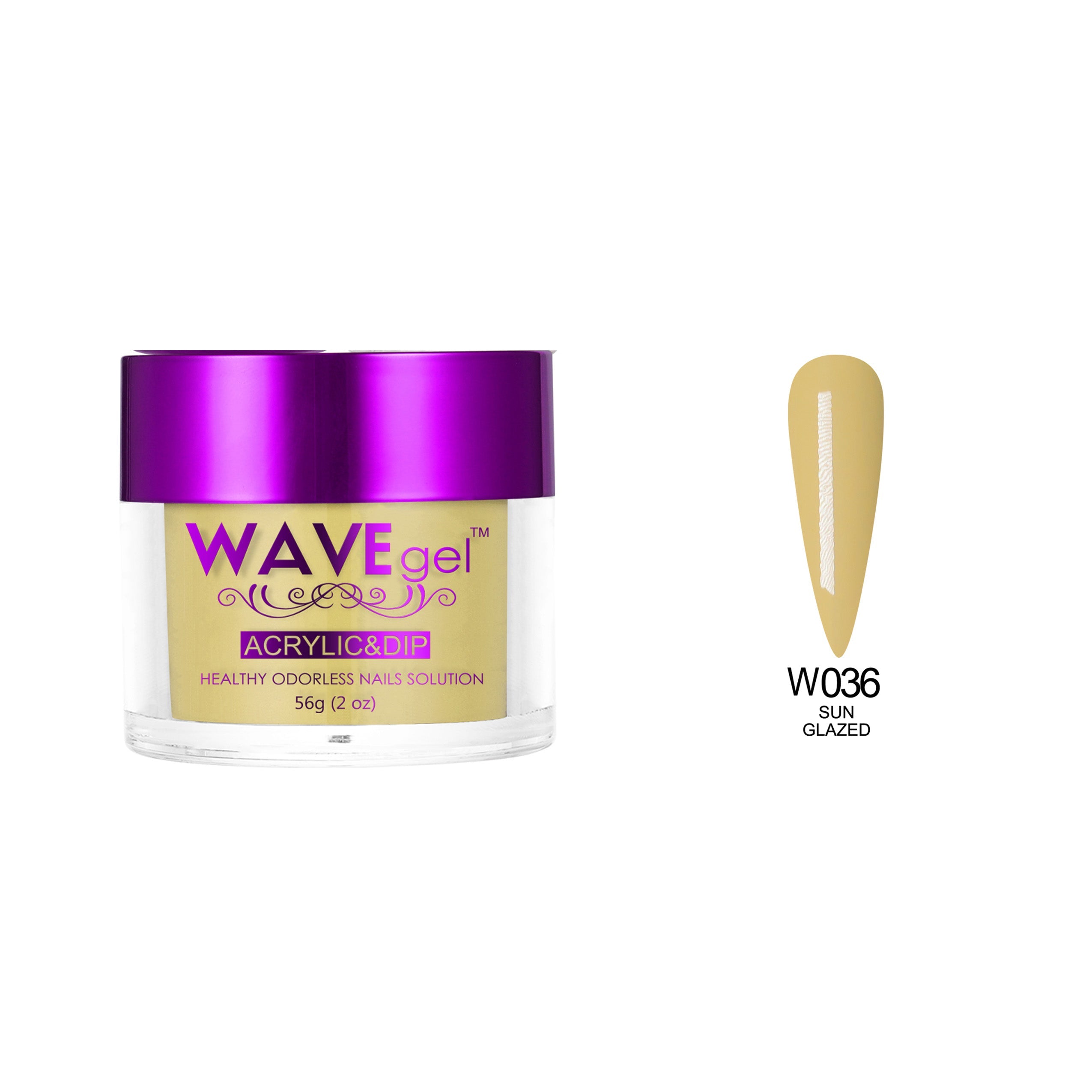 WAVEGEL SIMPLICITY DIP & ACRYLIC POWDER W36 SUN GLAZED