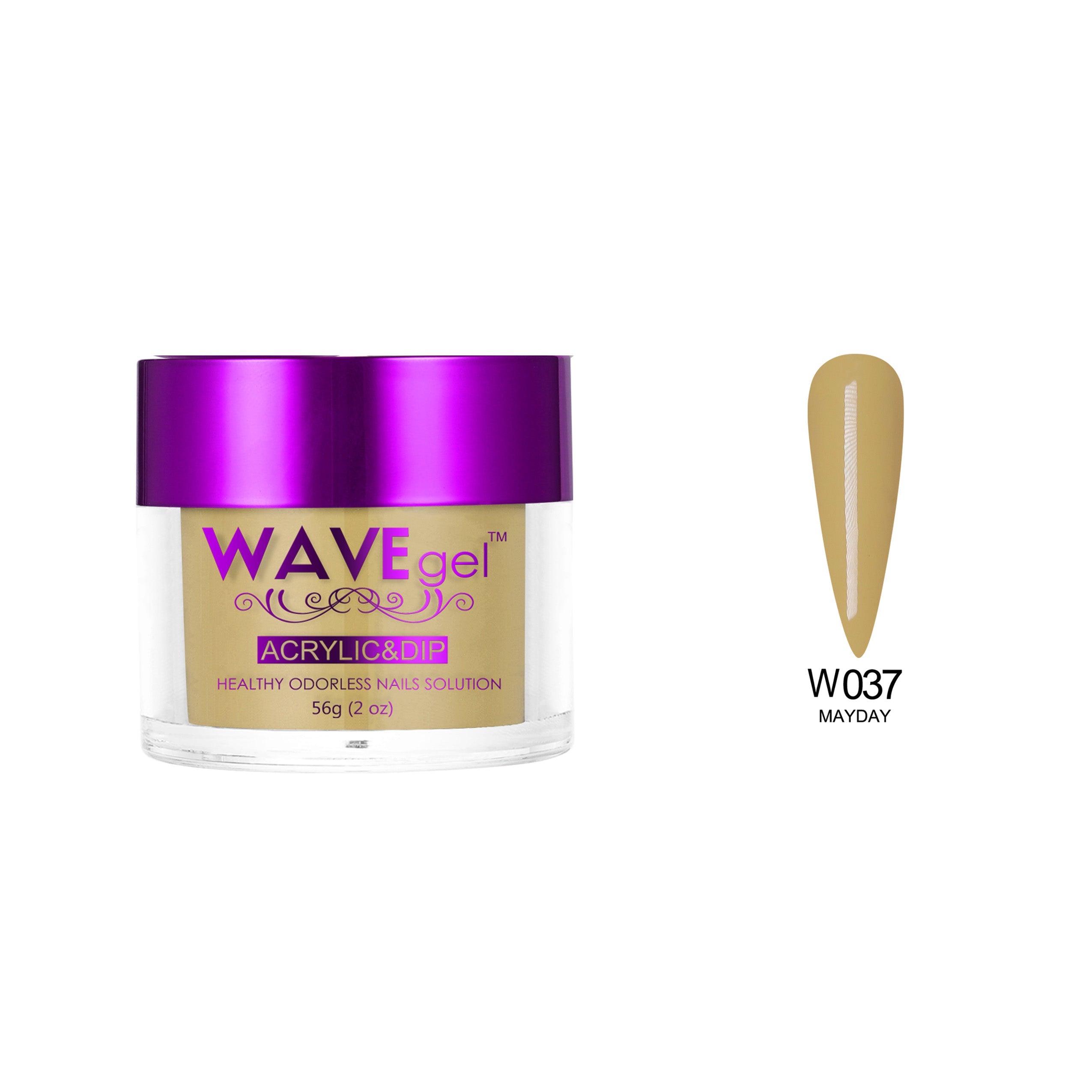 WAVEGEL SIMPLICITY DIP & ACRYLIC POWDER W37 MAYDAY