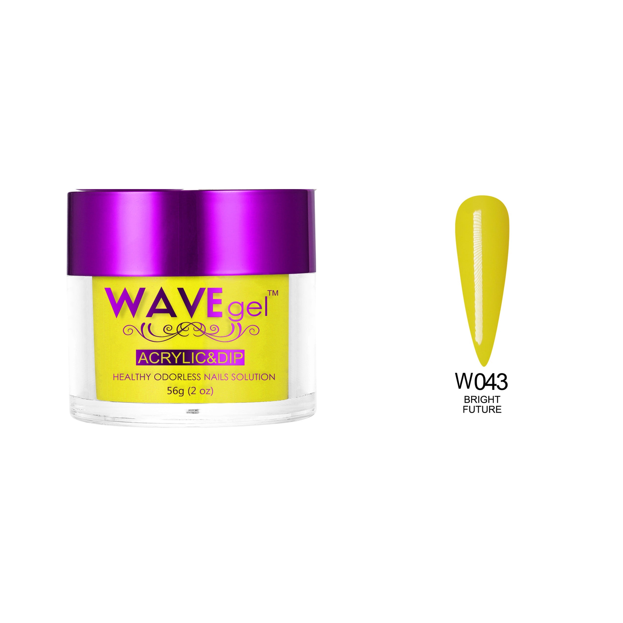 WAVEGEL SIMPLICITY DIP & ACRYLIC POWDER W43 BRIGHT FUTURE