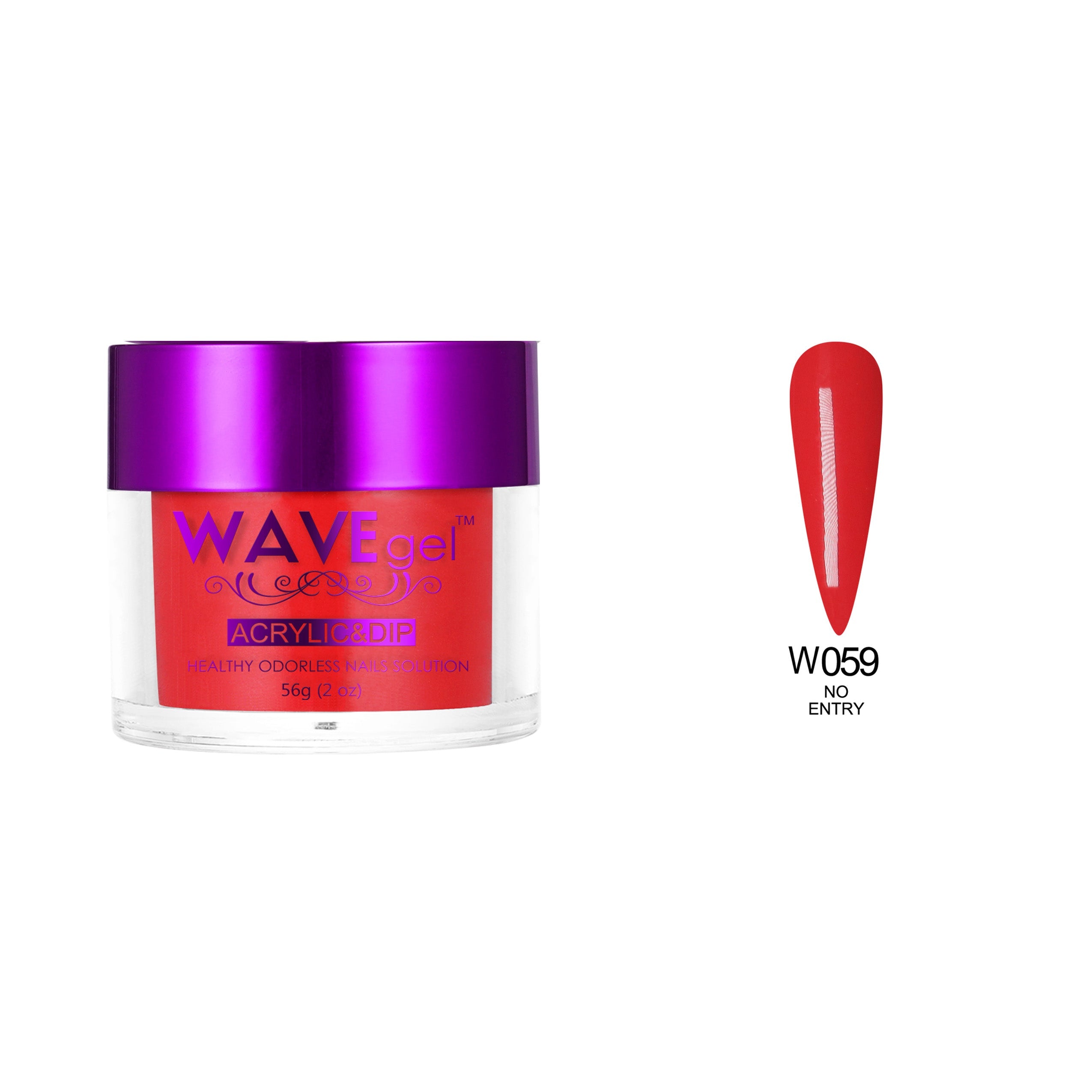 WAVEGEL SIMPLICITY DIP & ACRYLIC POWDER W59 NO ENTRY