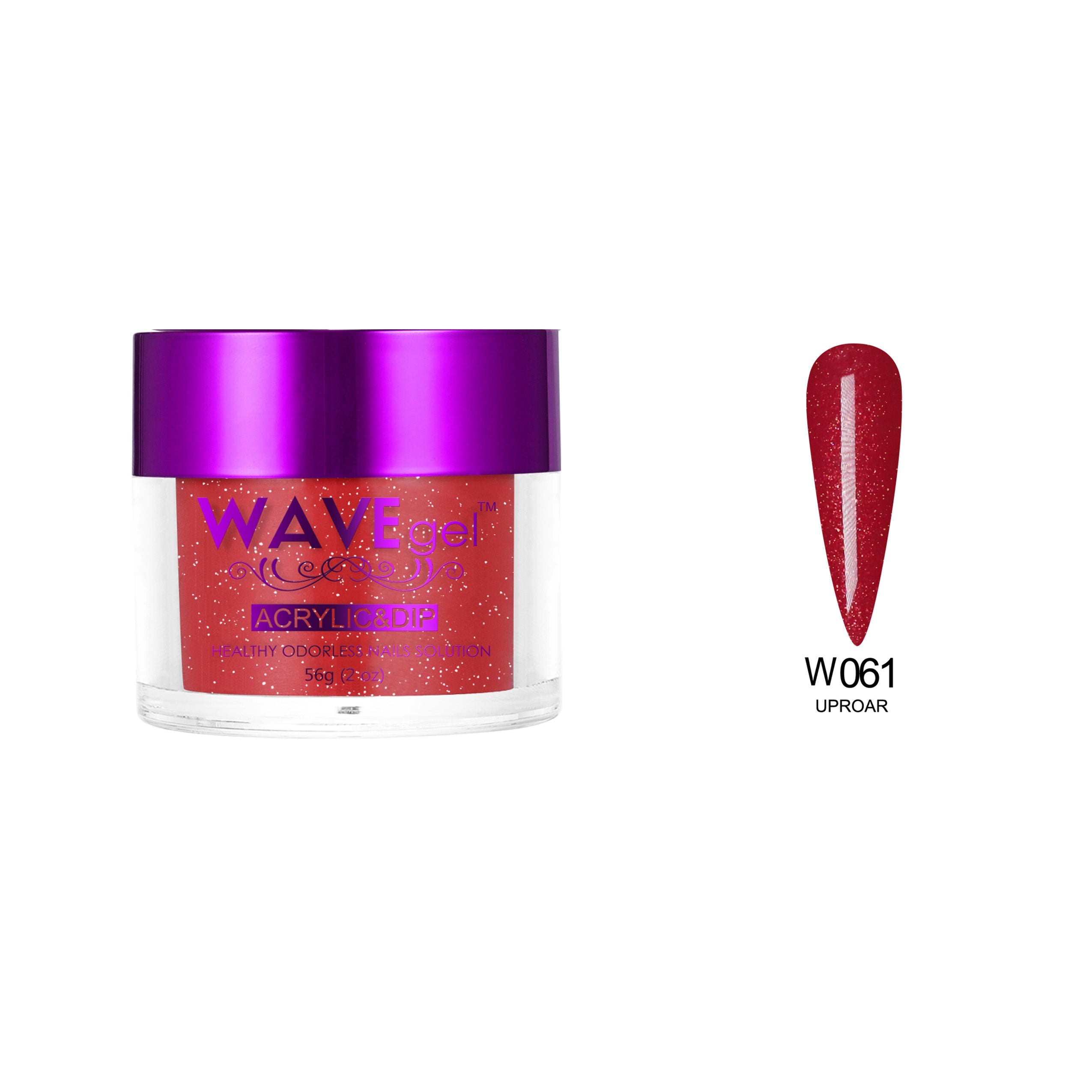 WAVEGEL SIMPLICITY DIP & ACRYLIC POWDER W61 UPROAR