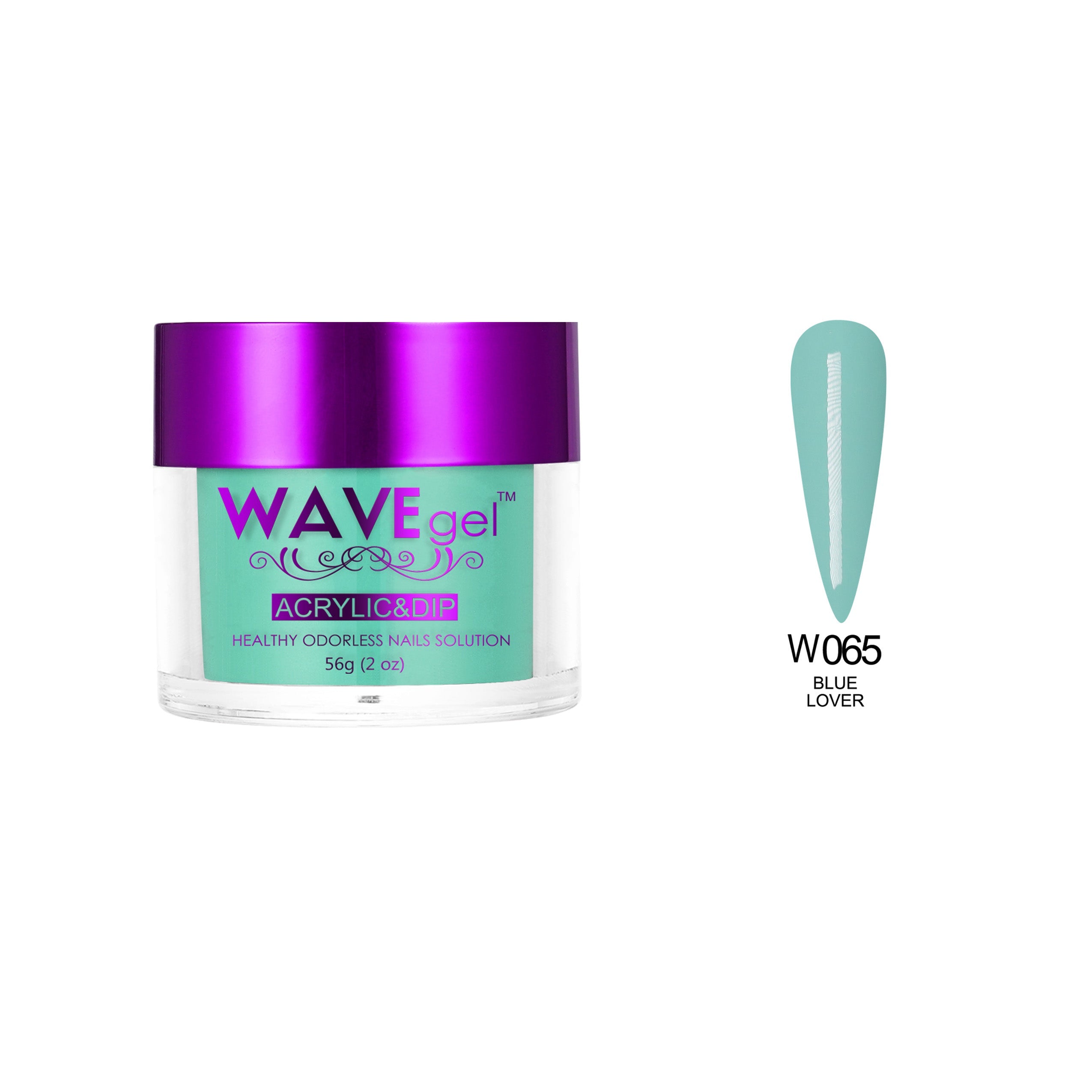WAVEGEL SIMPLICITY DIP & ACRYLIC POWDER W65 BLUE LOVER