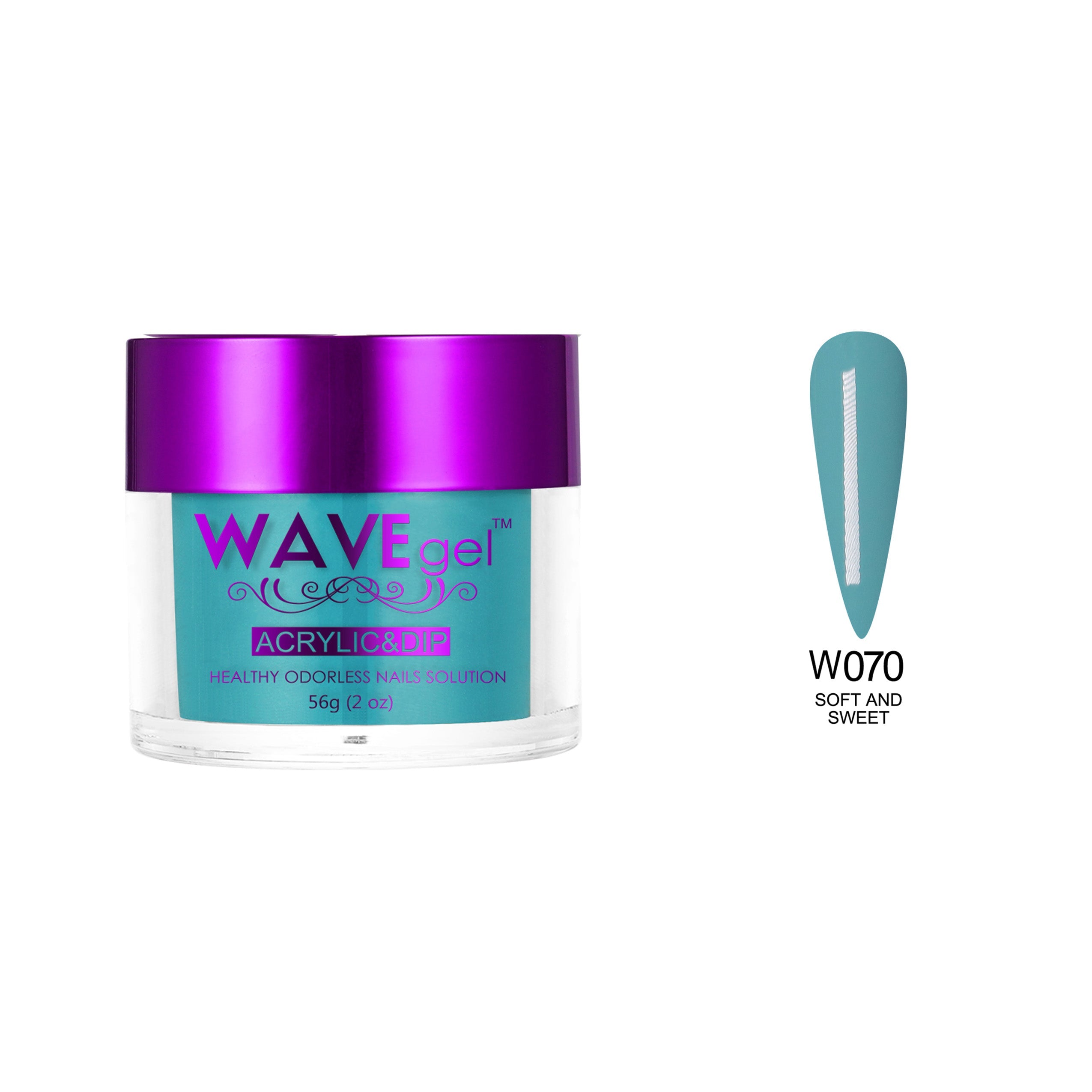 WAVEGEL SIMPLICITY DIP & ACRYLIC POWDER W70 SOFT AND SWEET
