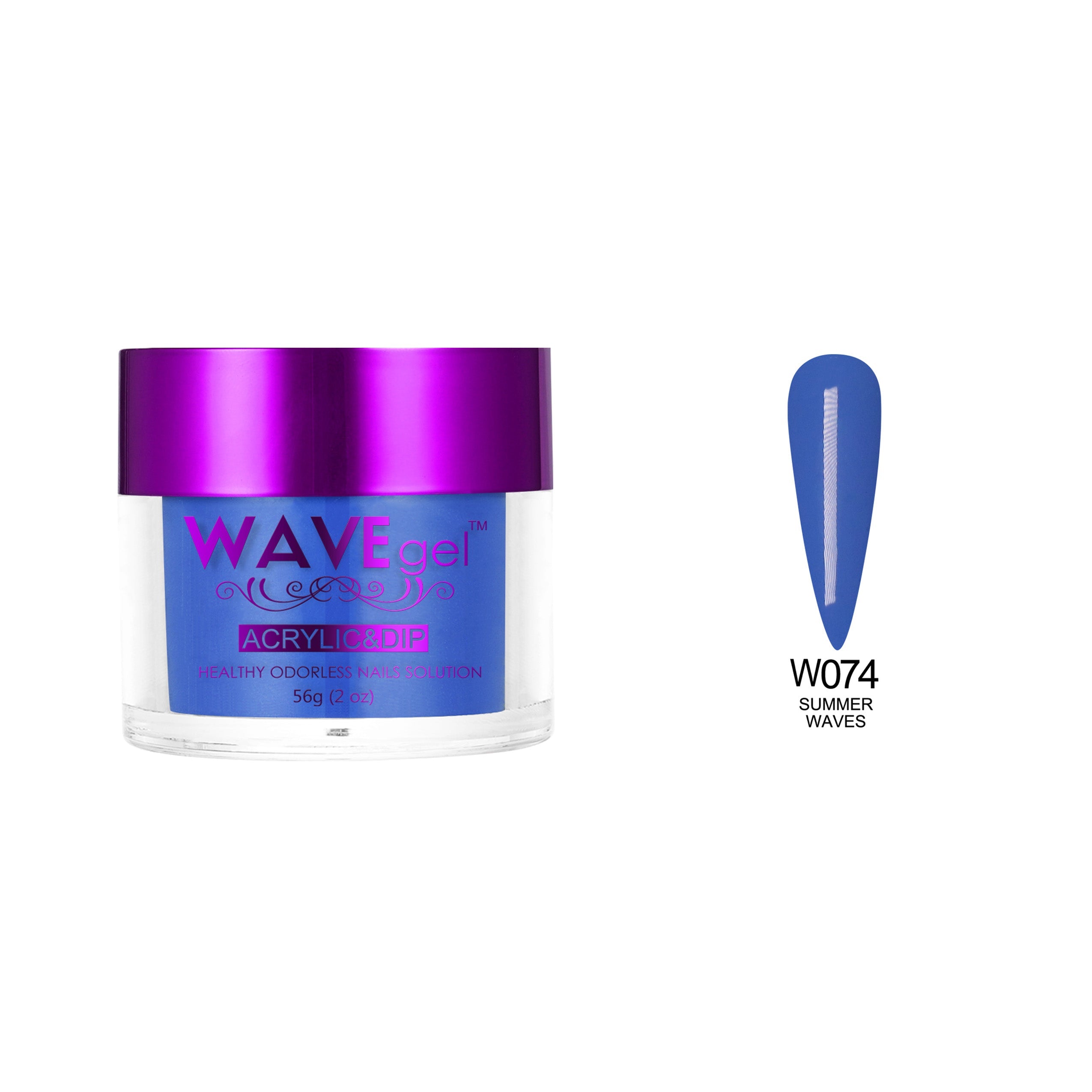 WAVEGEL SIMPLICITY DIP & ACRYLIC POWDER W74 SUMMER WAVES