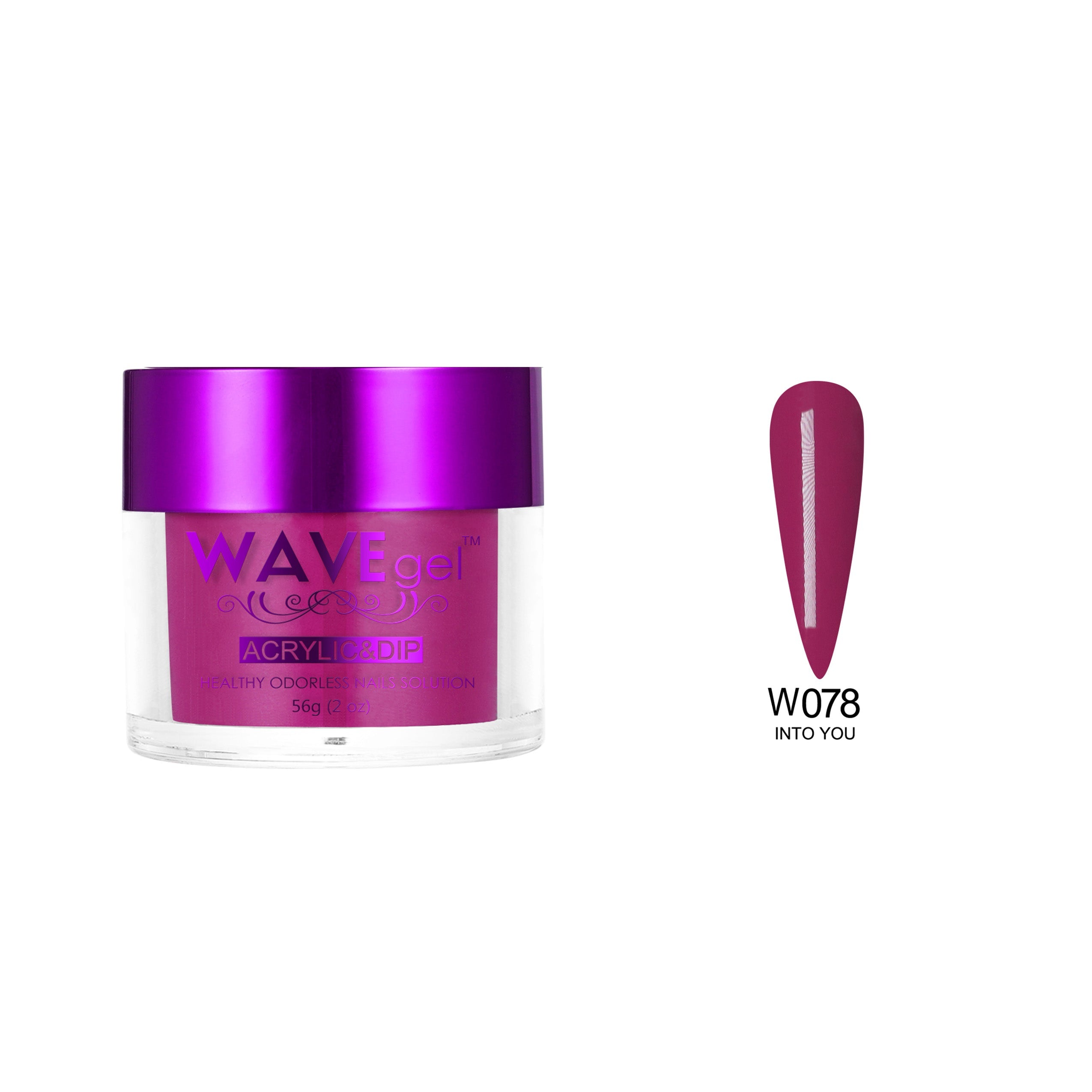 WAVEGEL SIMPLICITY DIP & ACRYLIC POWDER W78 INTO YOU