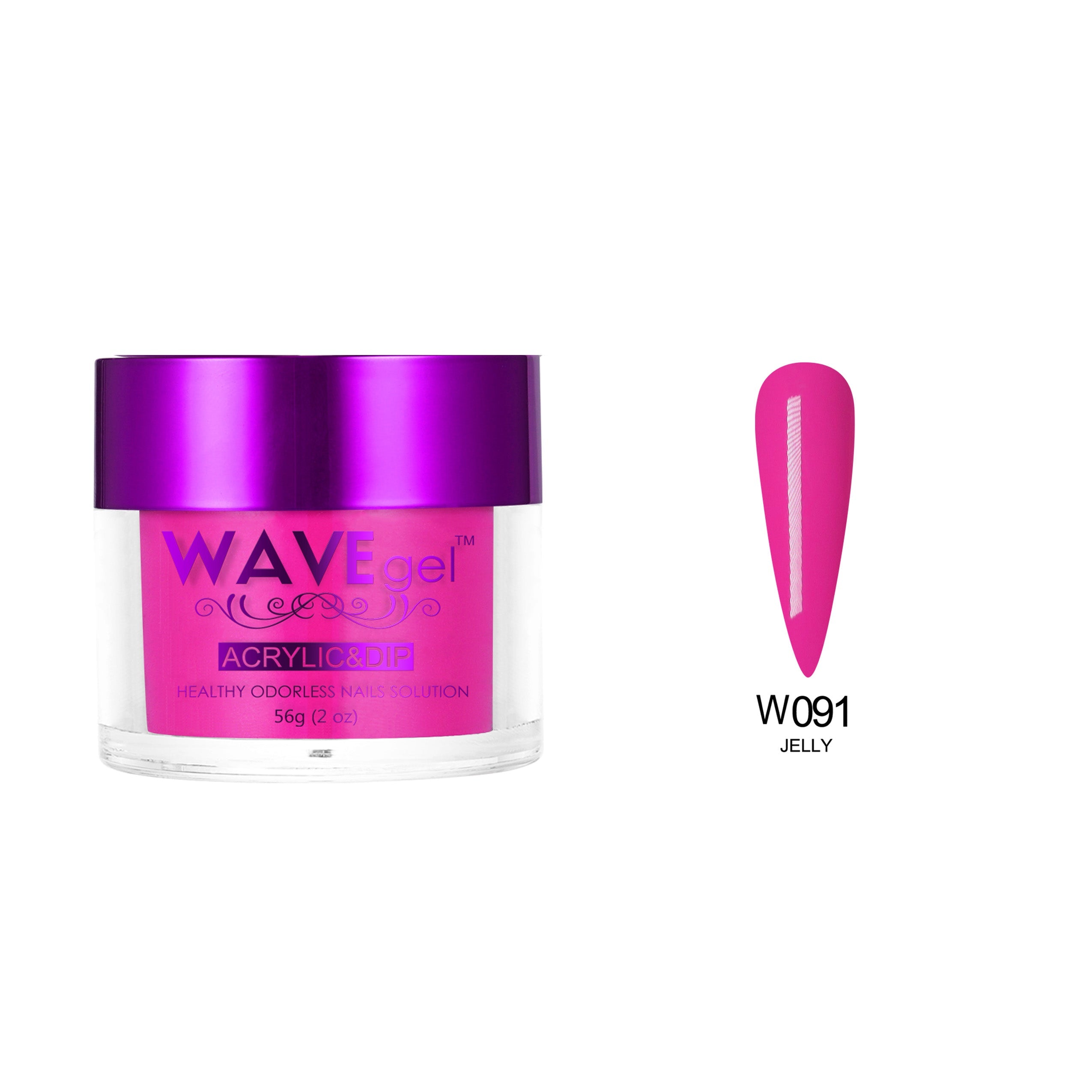 WAVEGEL SIMPLICITY DIP & ACRYLIC POWDER W91 JELLY