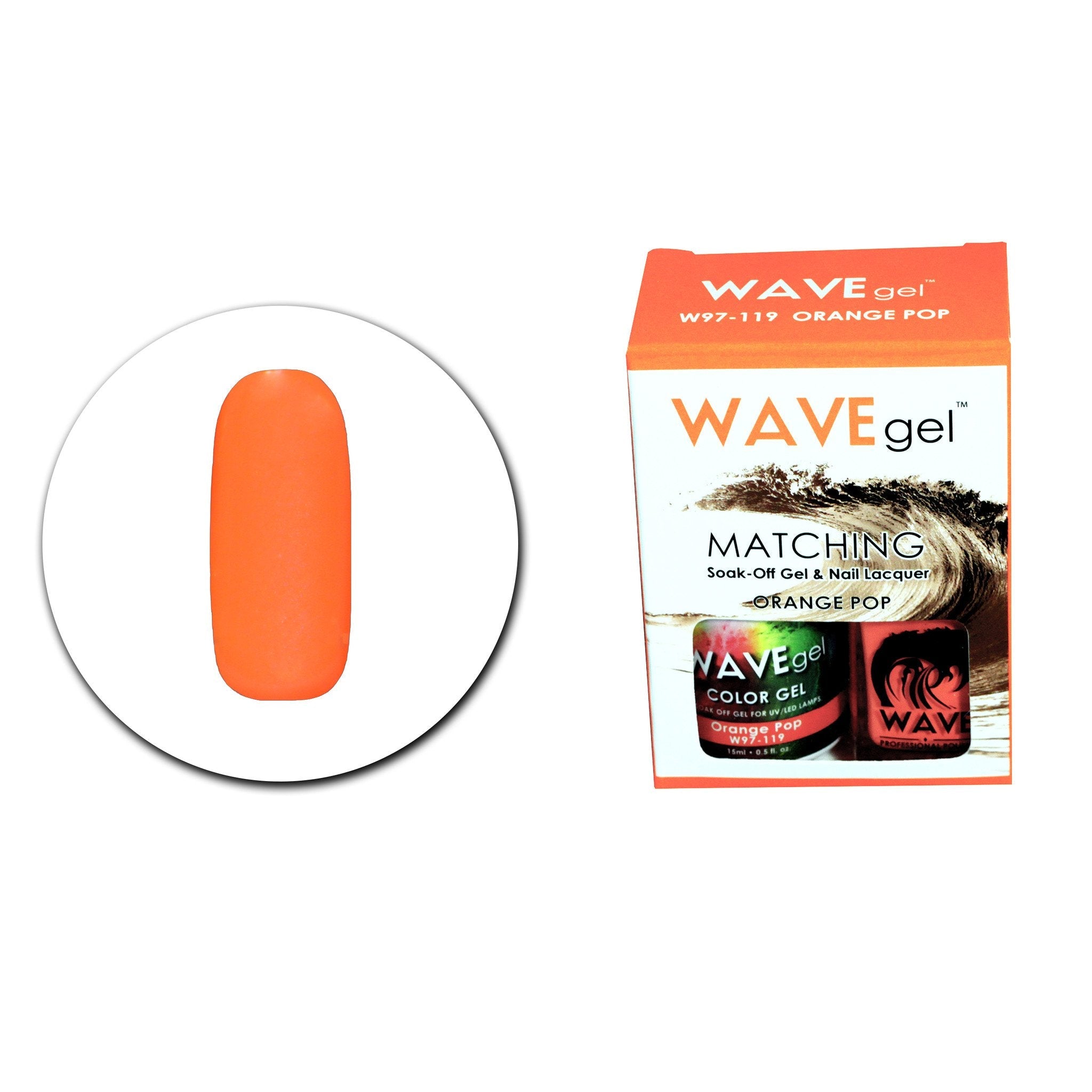 WAVEGEL MATCHING (#119) W97119 ORANGE POP