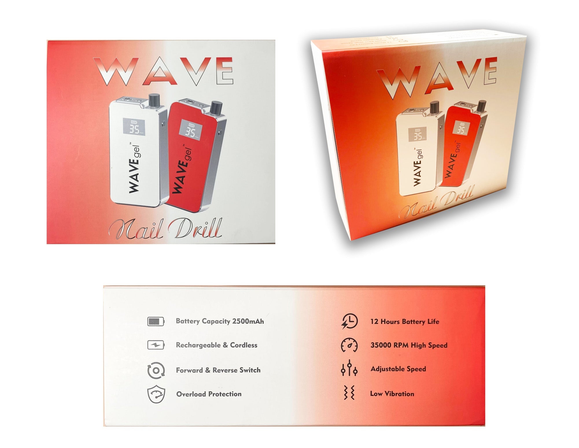 WAVEGEL NEW NAIL DRILL MACHINE