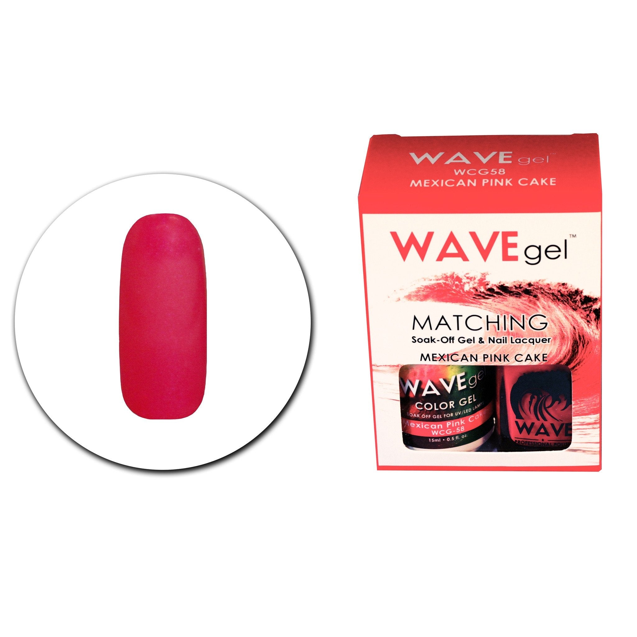 WAVEGEL MATCHING (#058) WCG58 MEXICAN PINK CAKE
