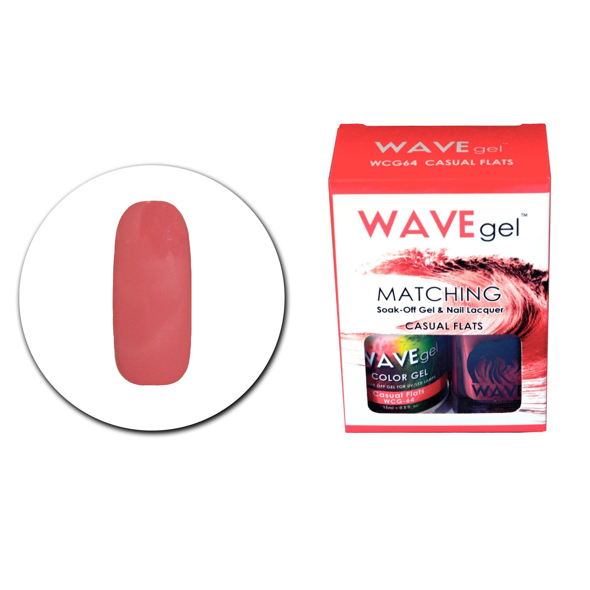 WAVEGEL MATCHING (#064) WCG64 CASUAL FLATS