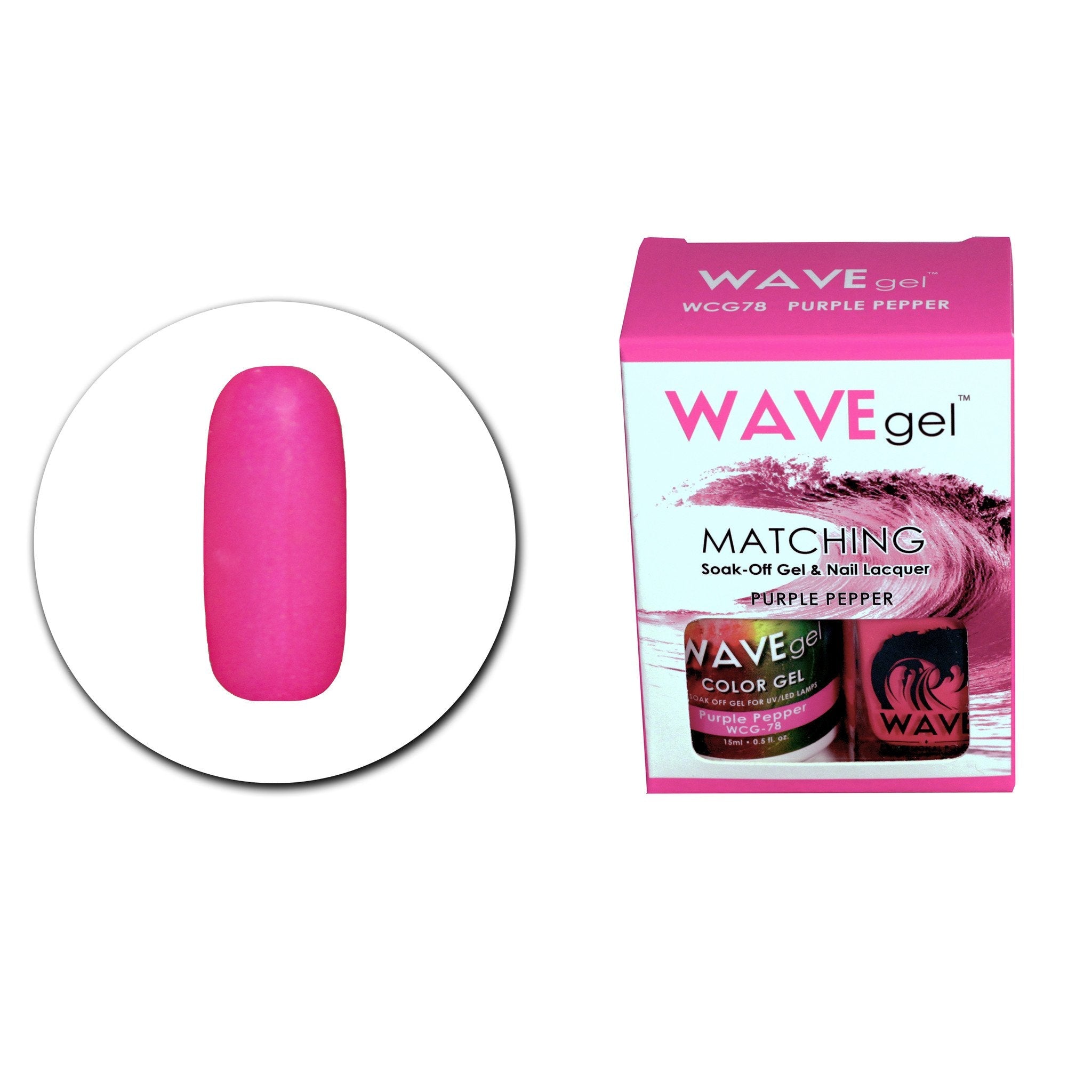 WAVEGEL MATCHING (#078) WCG78 PURPLE PEPPER