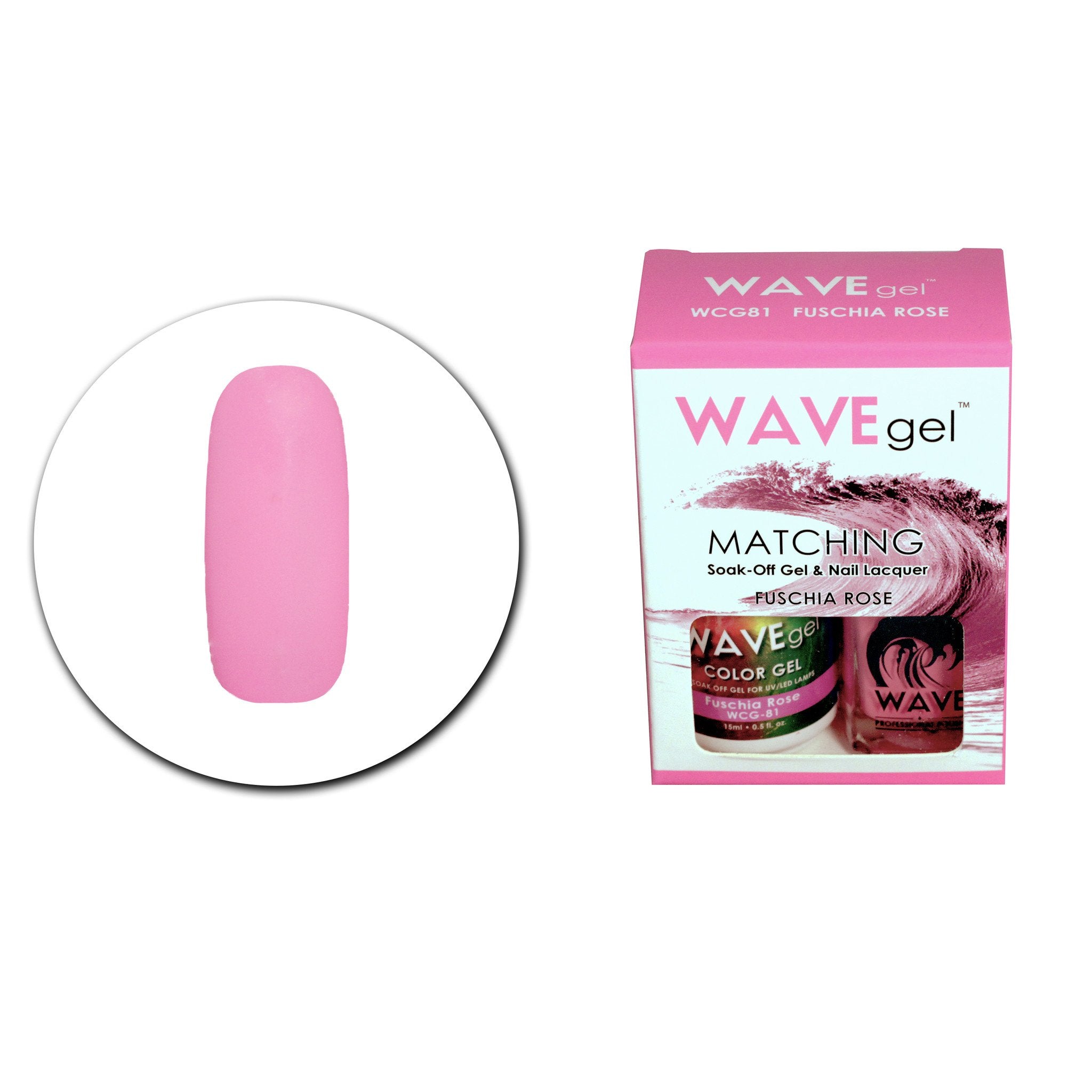 WAVEGEL MATCHING (#081) WCG81 FUSCHIA ROSE