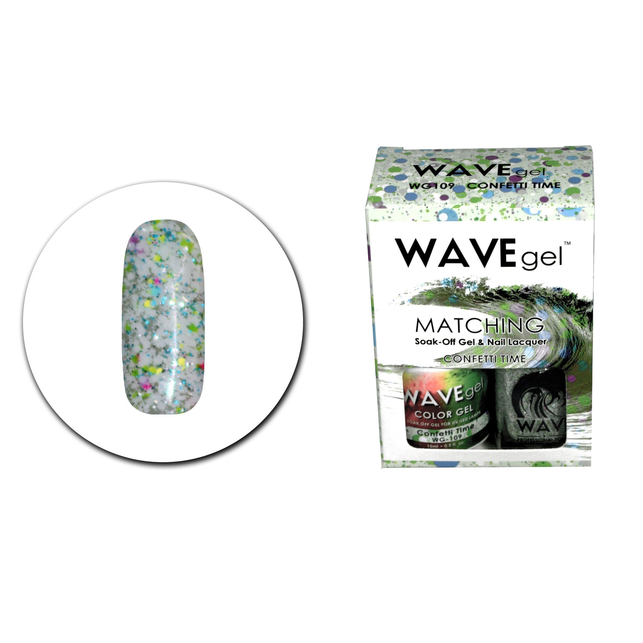 WAVEGEL MATCHING (#109) WG109 CONFETTI TIME