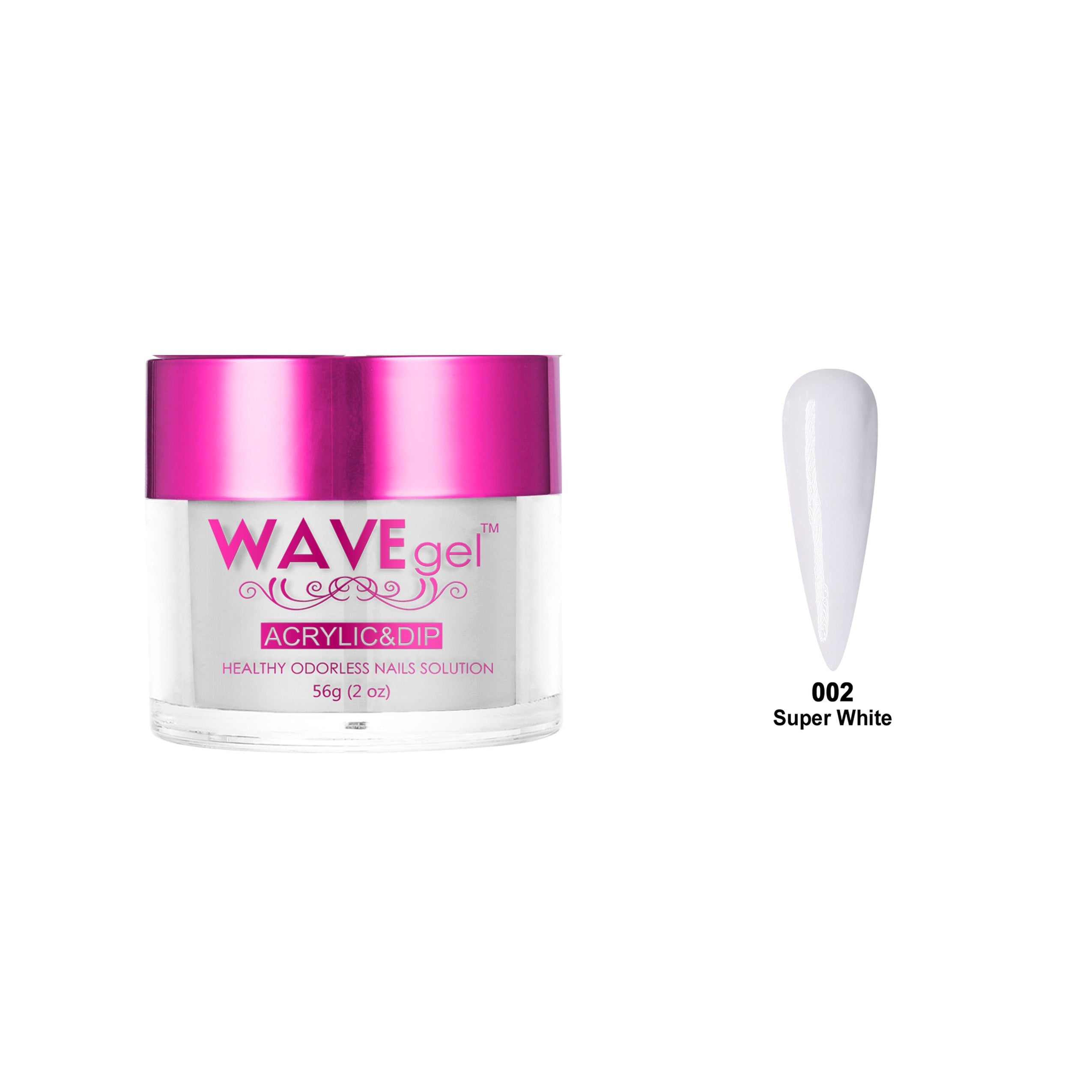 WAVEGEL PRINCESS DIP & ACRYLIC POWDER WP02 SUPER WHITE