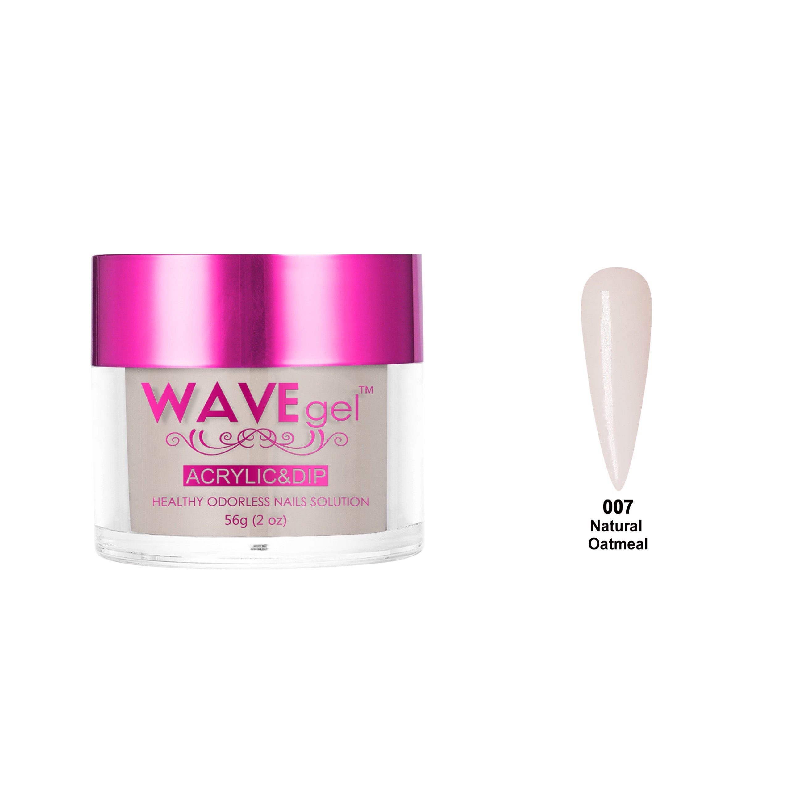 WAVEGEL PRINCESS DIP & ACRYLIC POWDER WP07 NATURAL OATMEAL