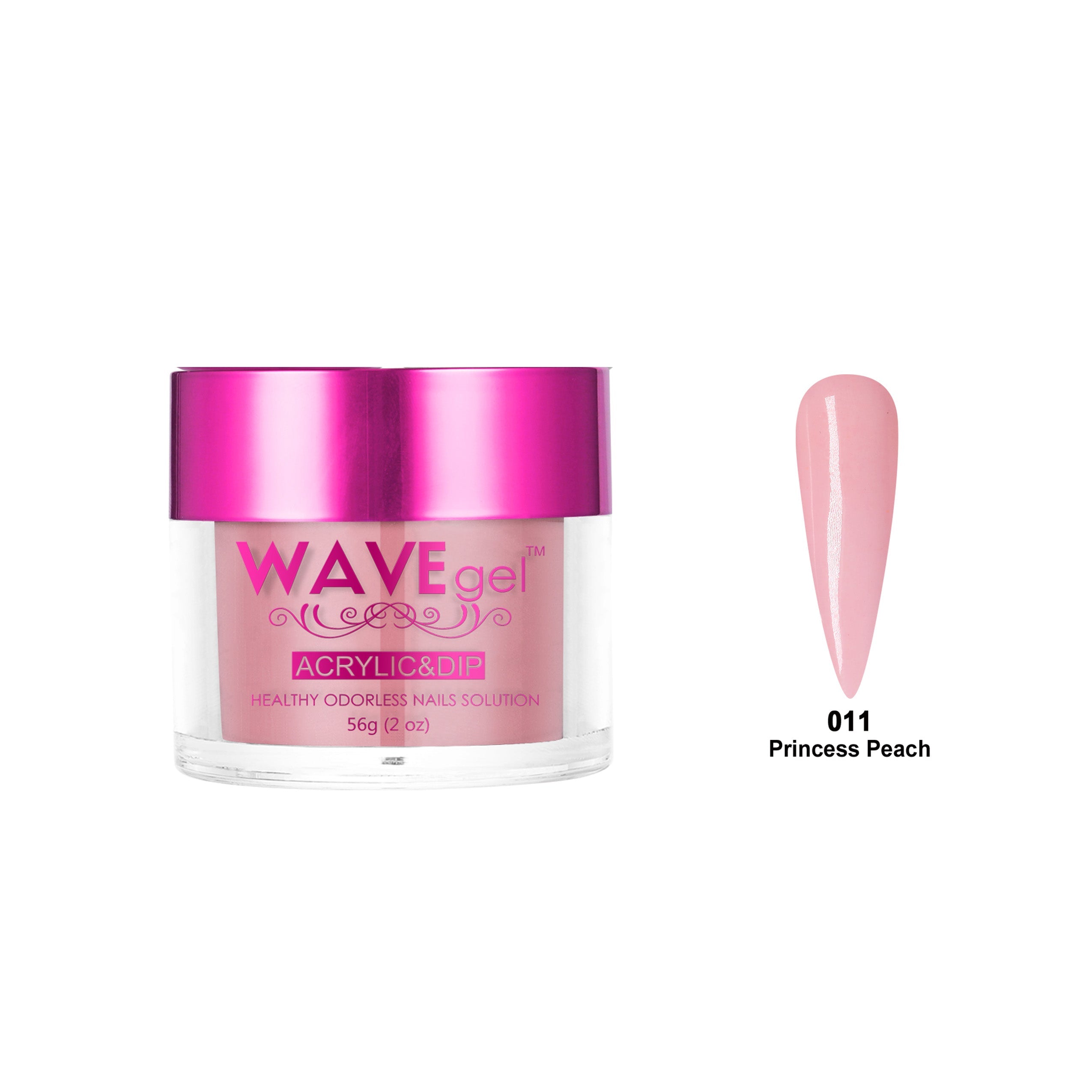 WAVEGEL PRINCESS DIP & ACRYLIC POWDER WP11 PRINCESS PEACH