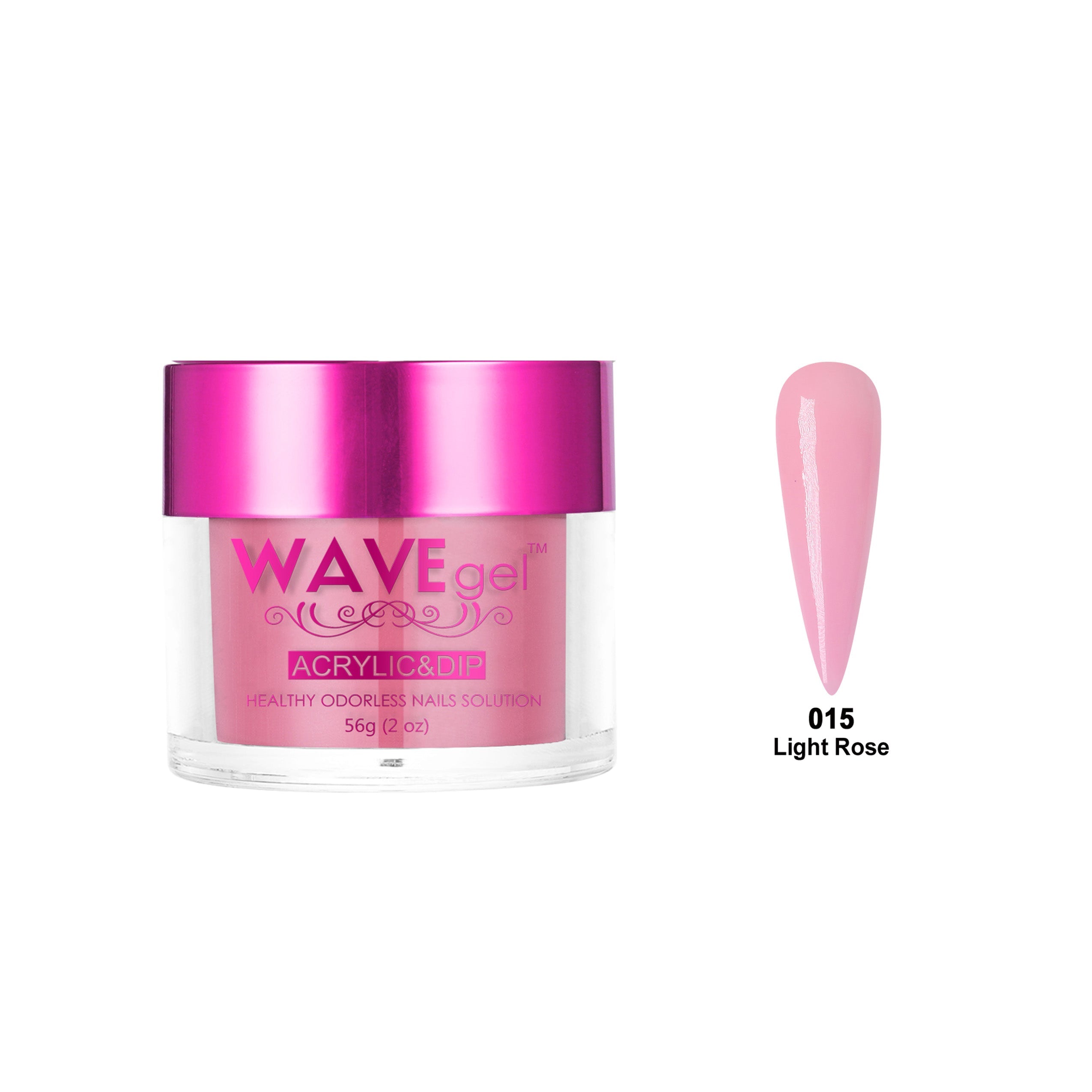 WAVEGEL PRINCESS DIP & ACRYLIC POWDER WP15 LIGHT ROSE