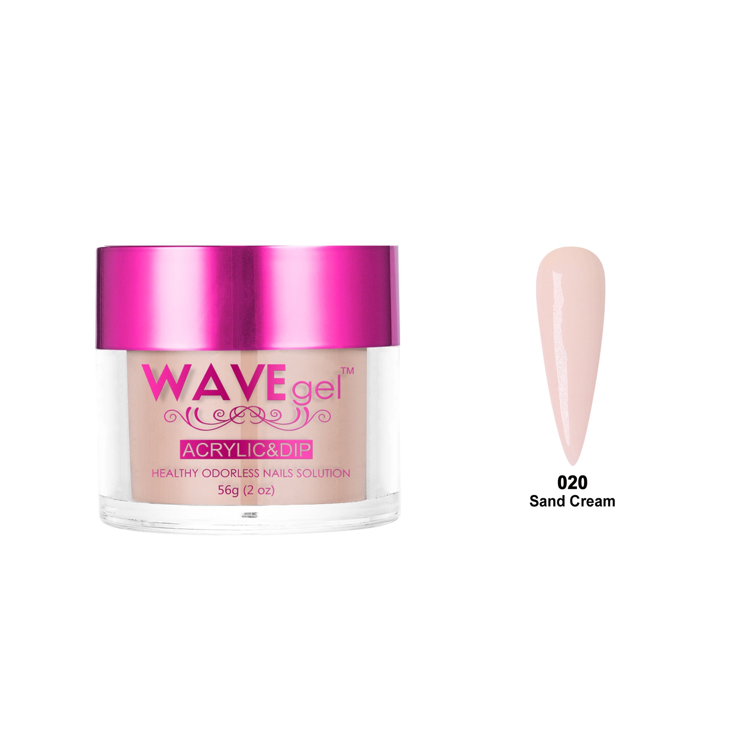 WAVEGEL PRINCESS DIP & ACRYLIC POWDER WP20 SAND CREAM