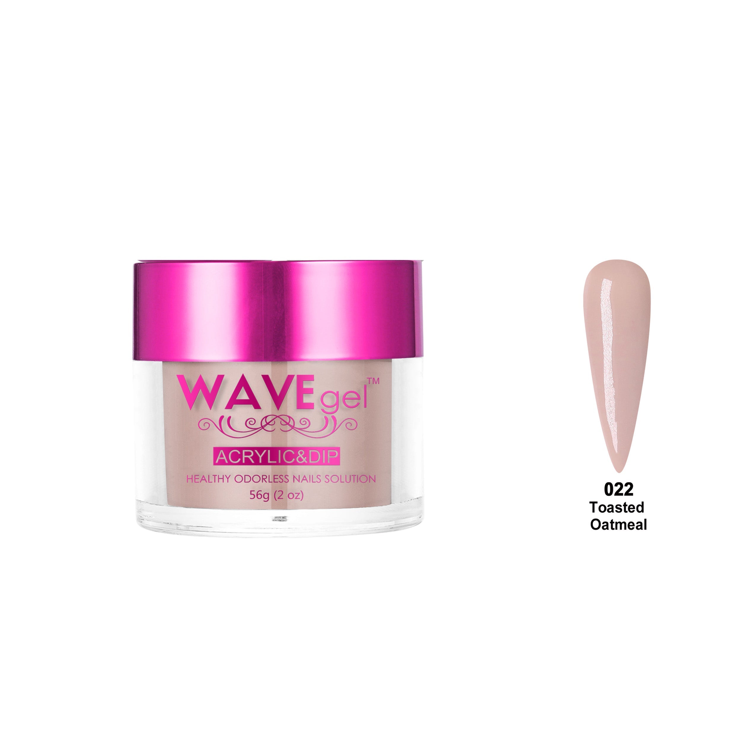WAVEGEL PRINCESS DIP & ACRYLIC POWDER WP22 TOASTED OATMEAL