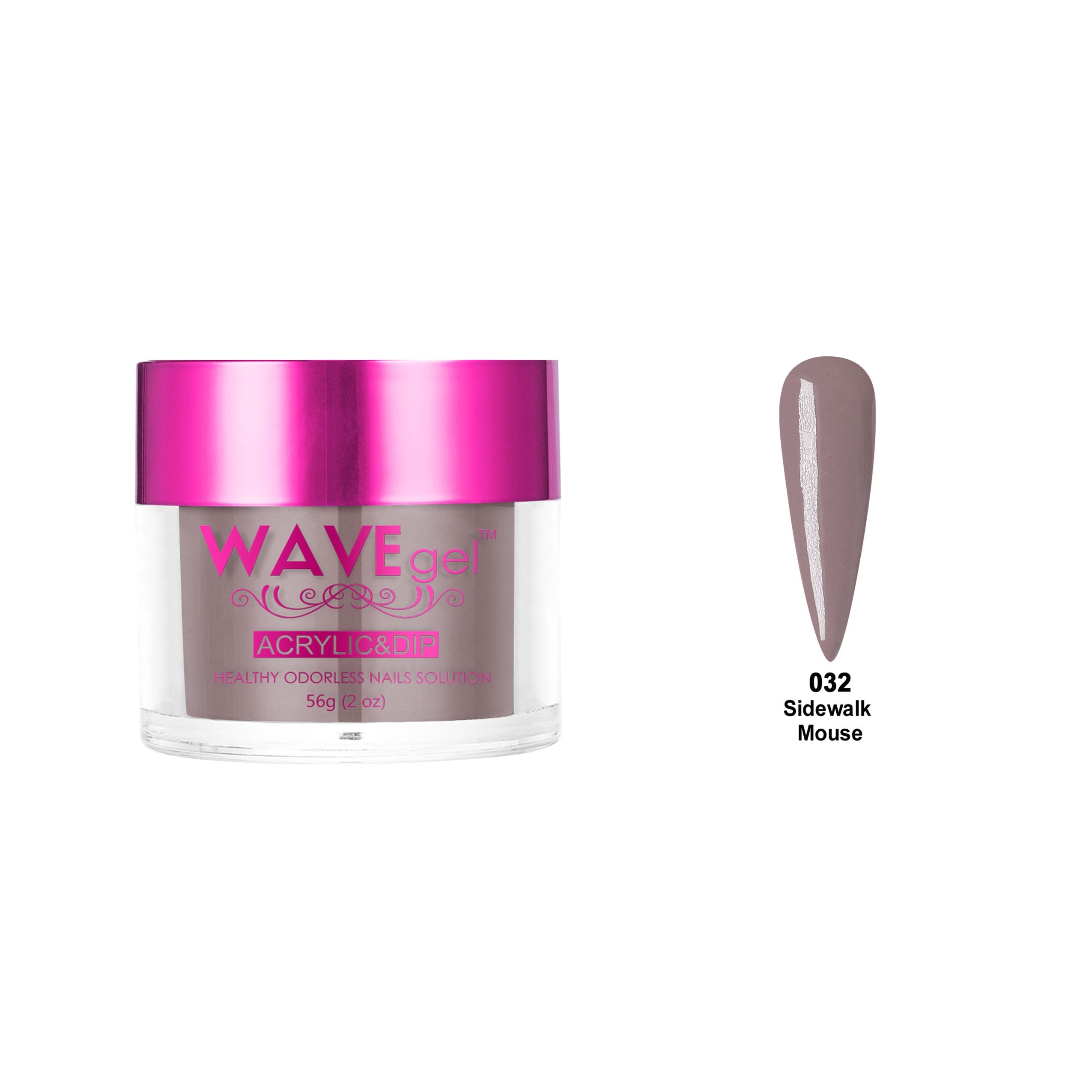 WAVEGEL PRINCESS DIP & ACRYLIC POWDER WP32 SIDEWALK MOUSE