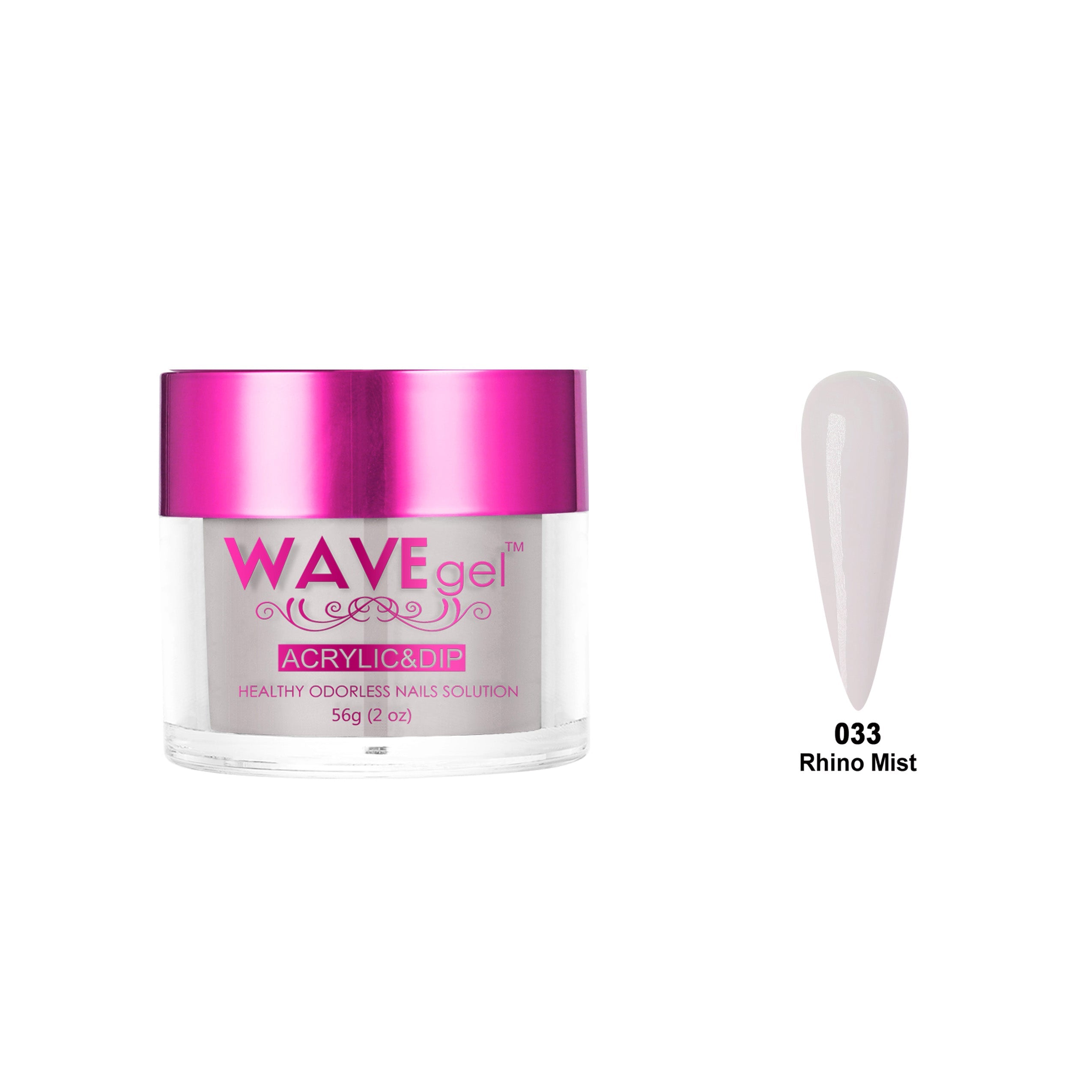 WAVEGEL PRINCESS DIP & ACRYLIC POWDER WP33 RHINO MIST