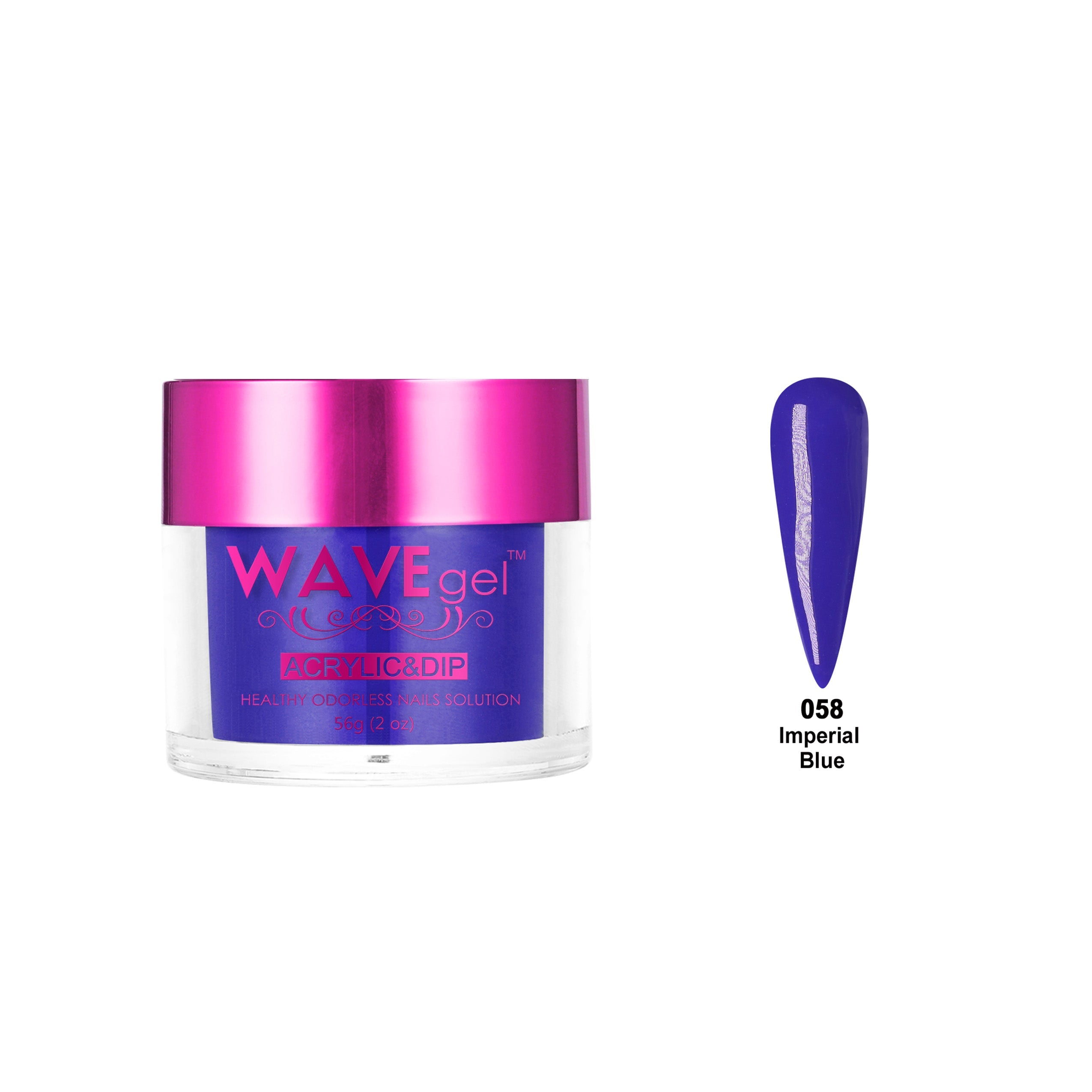WAVEGEL PRINCESS DIP & ACRYLIC POWDER WP58 IMPERIAL BLUE