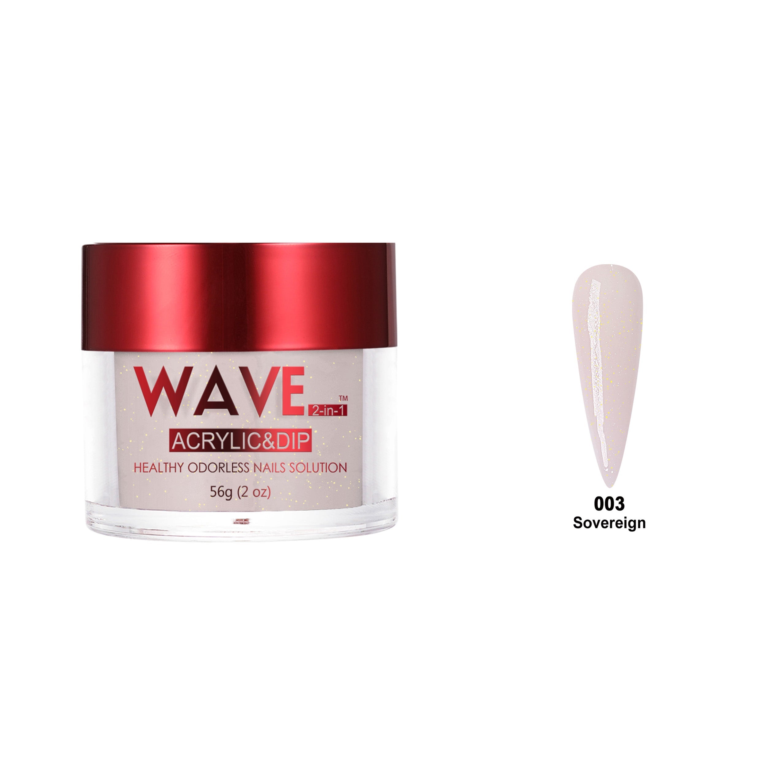 WAVEGEL QUEENS DIP & ACRYLIC POWDER WQ03 SOVEREIGN
