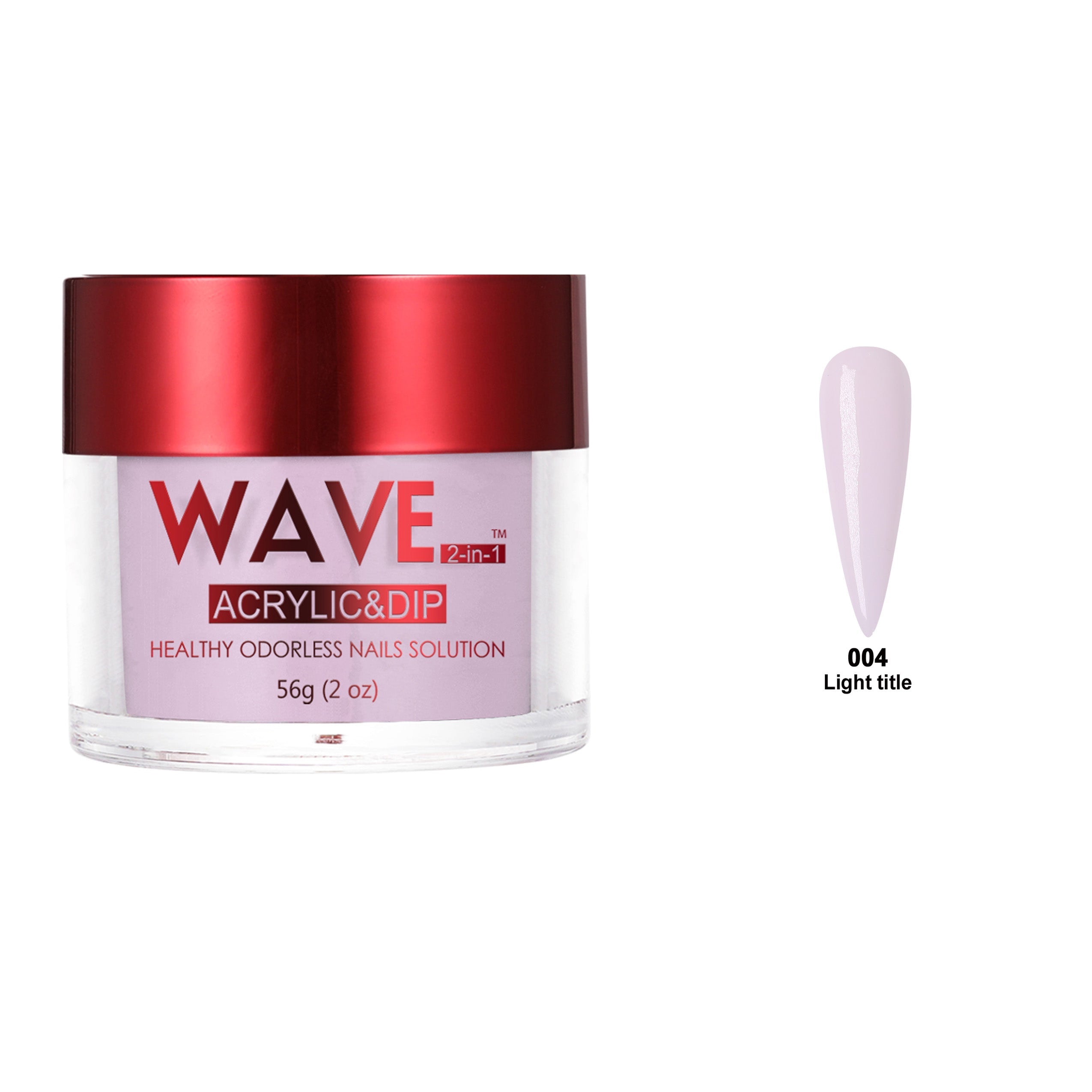 WAVEGEL QUEENS DIP & ACRYLIC POWDER WQ04 LIGHT TITLE
