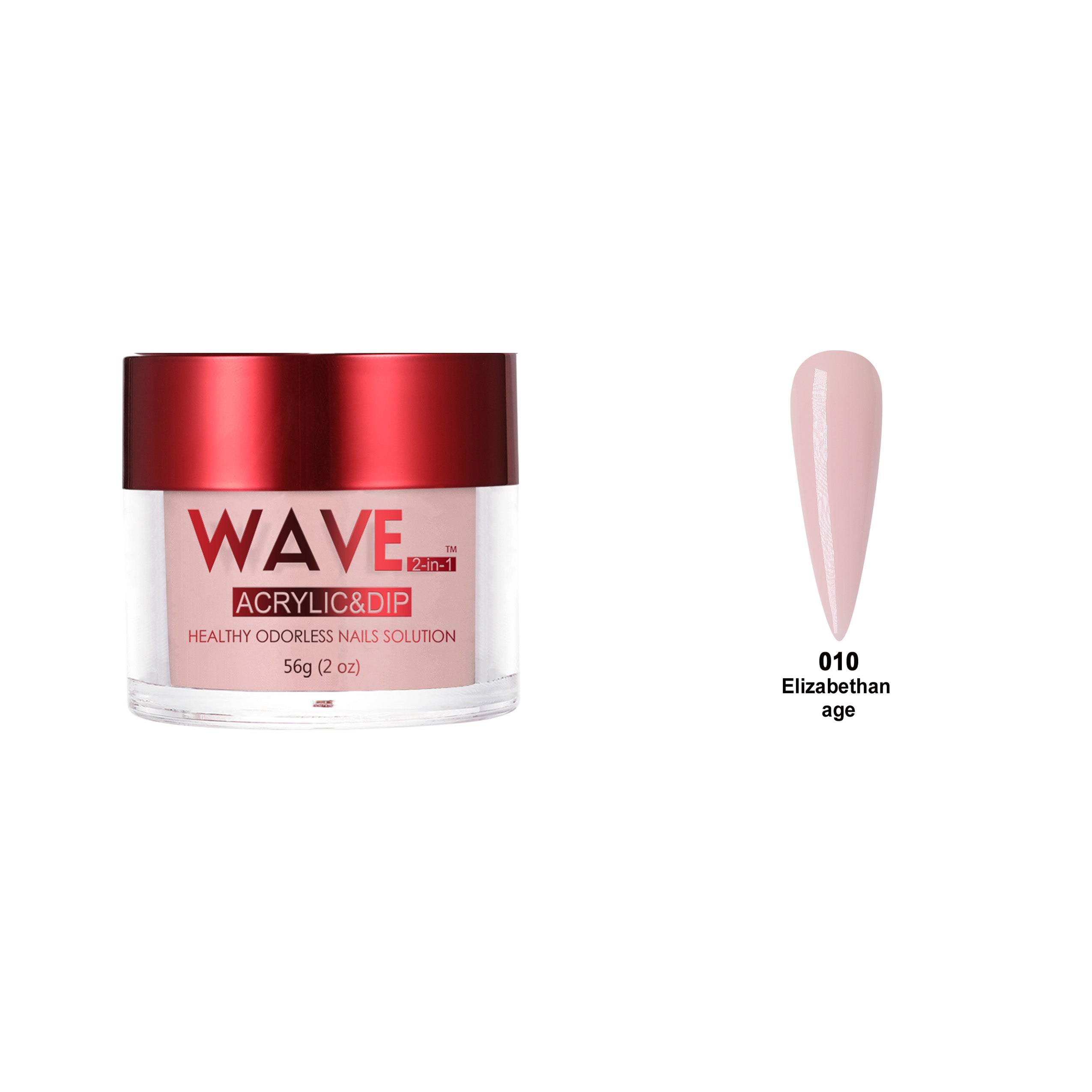 WAVEGEL QUEENS DIP & ACRYLIC POWDER WQ10 ELIZABETHAN AGE
