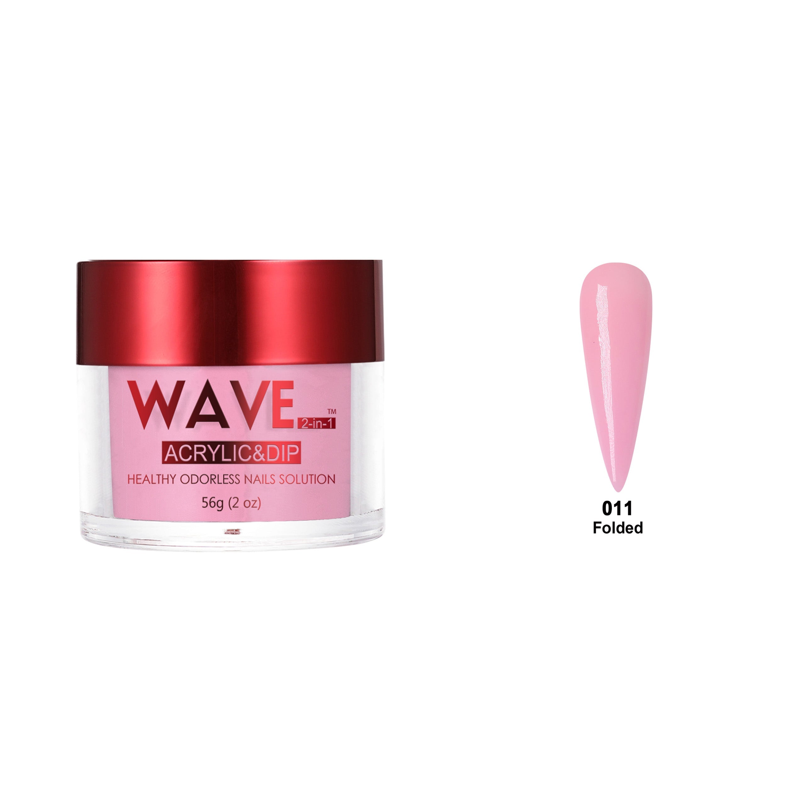 WAVEGEL QUEENS DIP & ACRYLIC POWDER WQ11 FOLDED