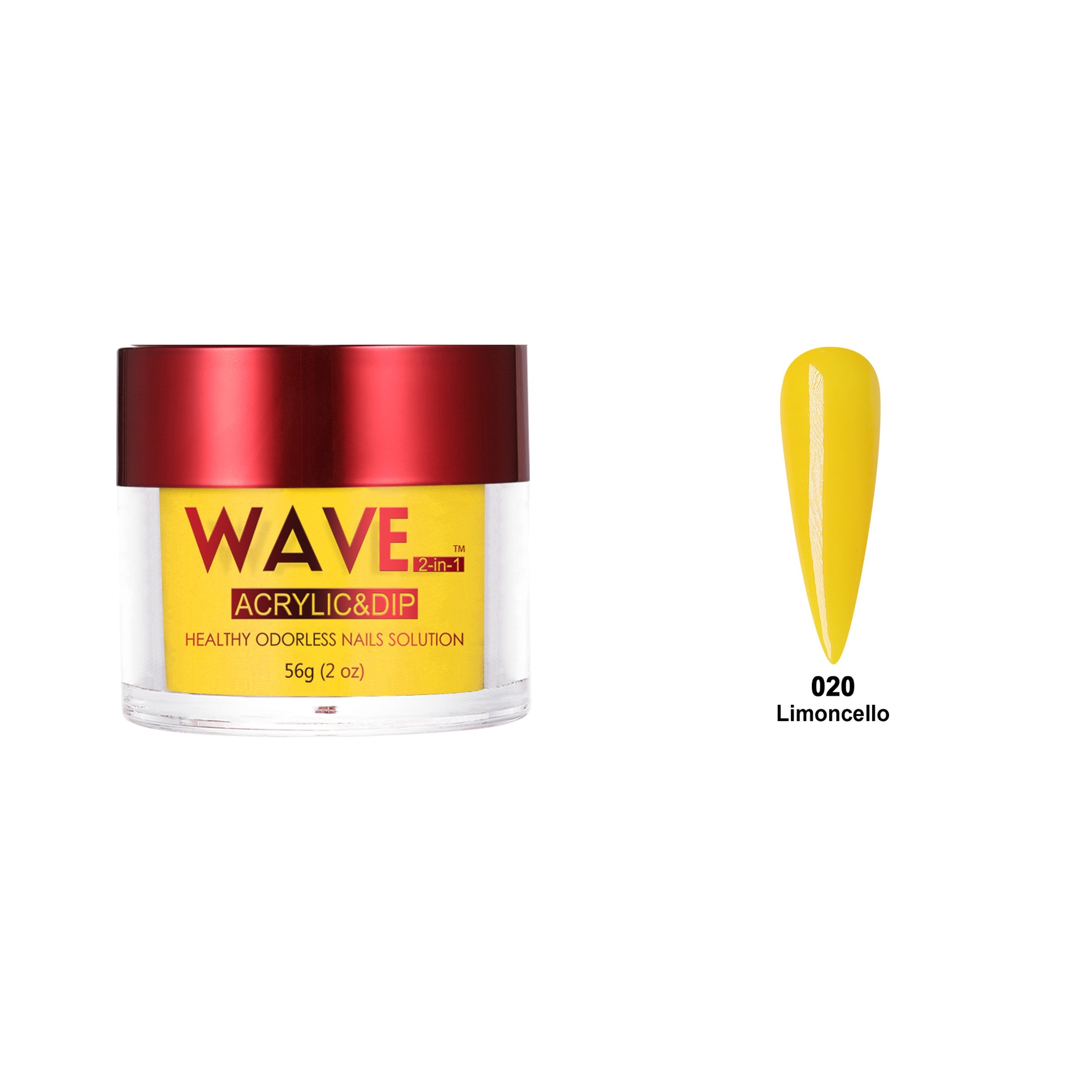 WAVEGEL QUEENS DIP & ACRYLIC POWDER WQ20 LIMONCELLO