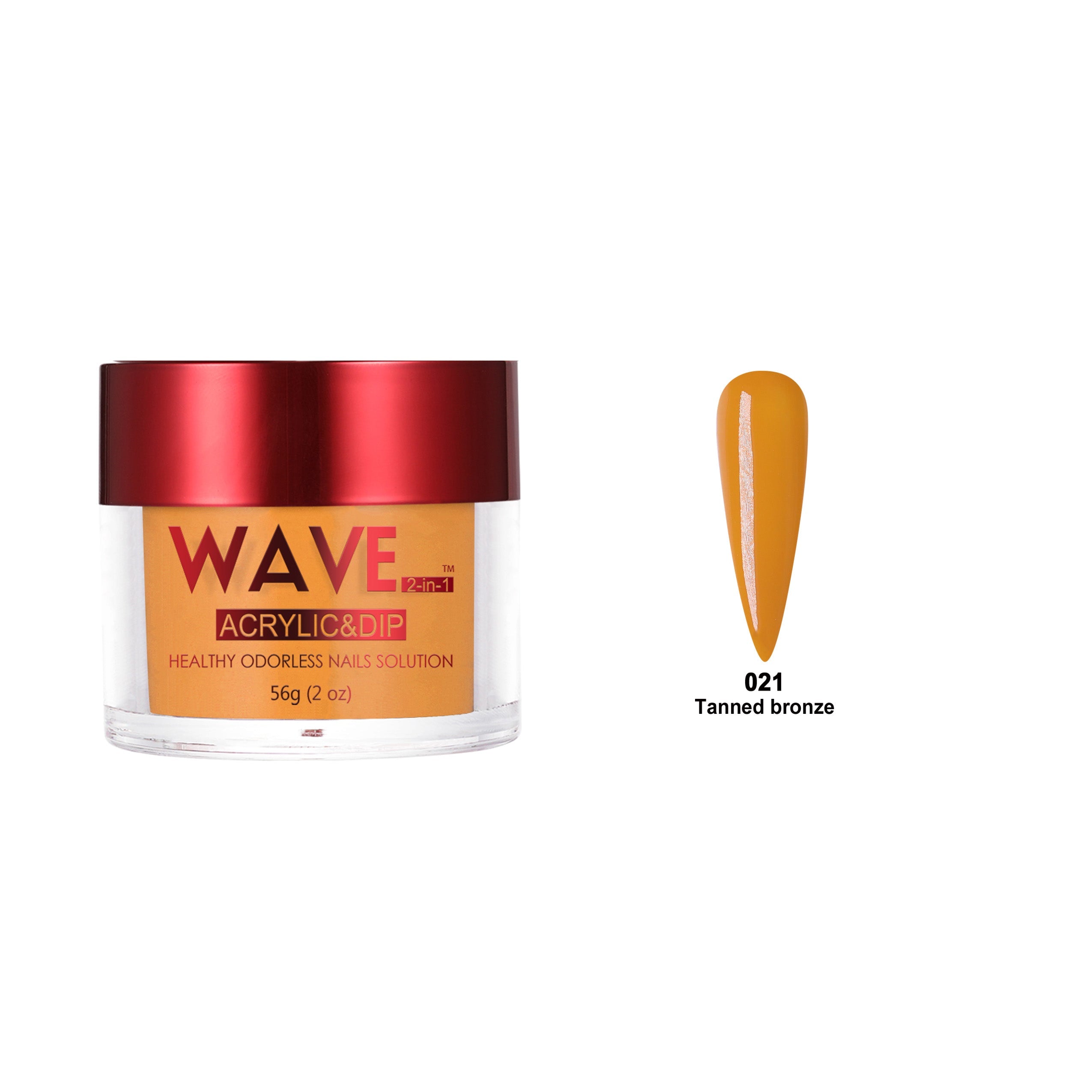 WAVEGEL QUEENS DIP & ACRYLIC POWDER WQ21 TANNED BRONZE