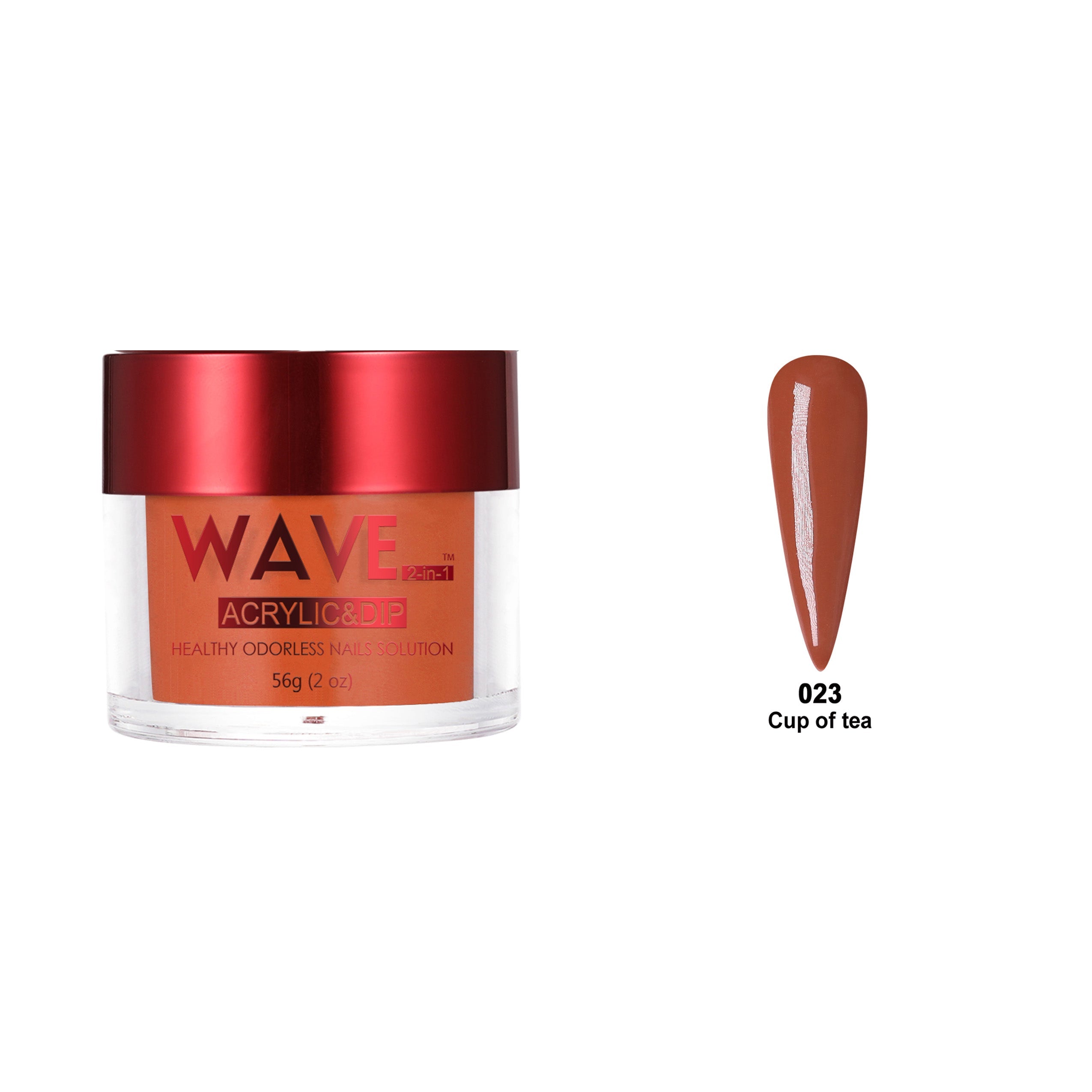 WAVEGEL QUEENS DIP & ACRYLIC POWDER WQ23 CUP OF TEA
