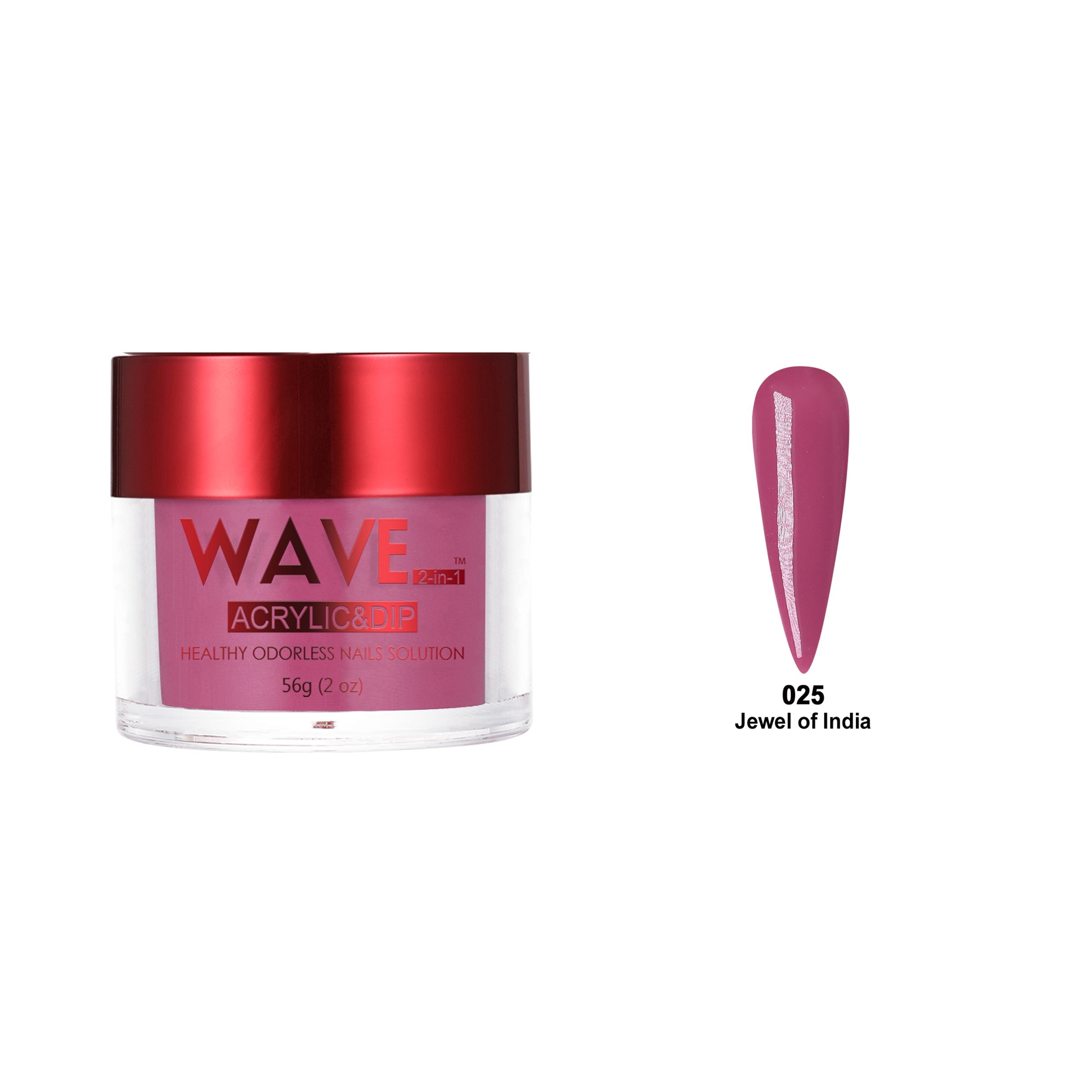 WAVEGEL QUEENS DIP & ACRYLIC POWDER WQ25 JEWEL OF INDIA