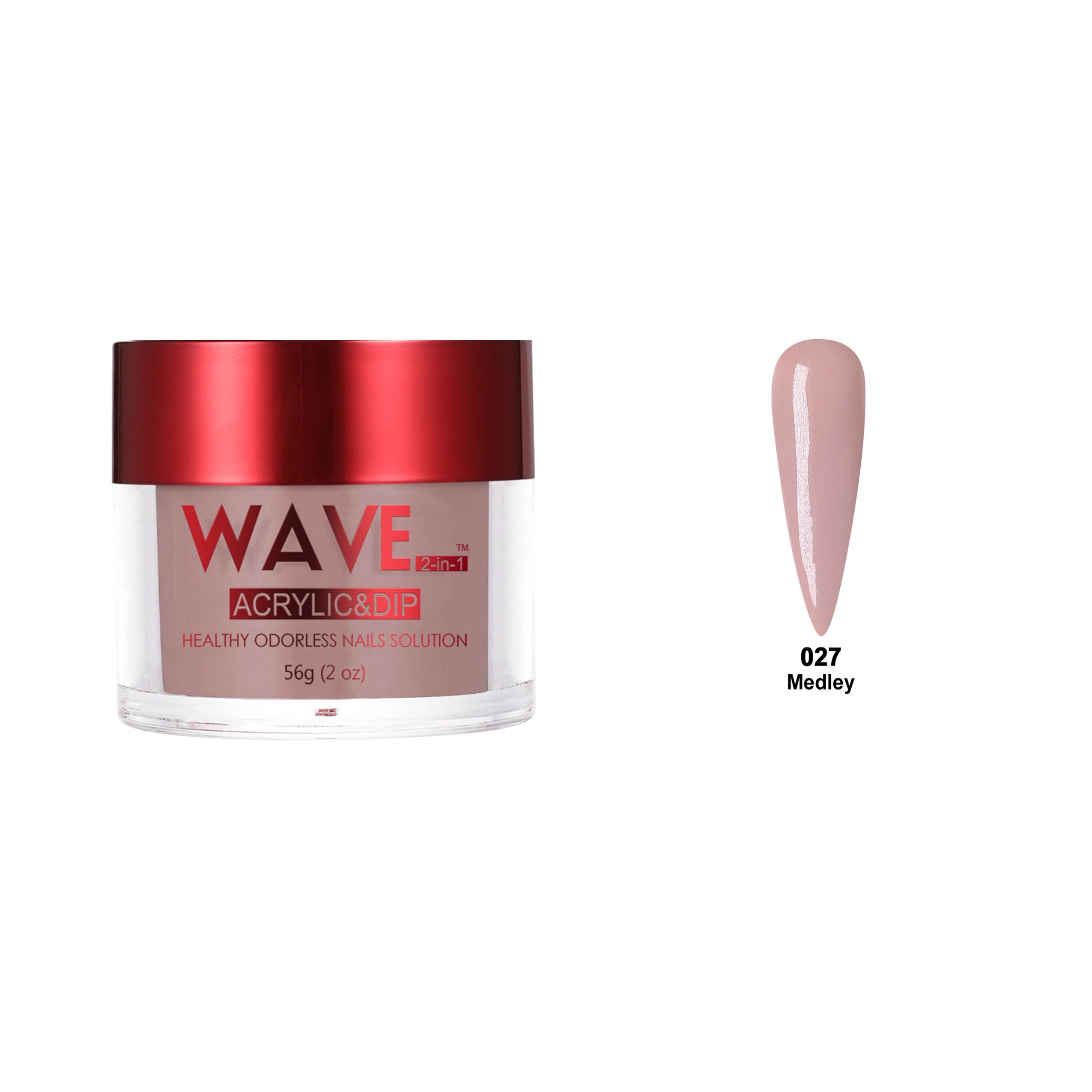 WAVEGEL QUEENS DIP & ACRYLIC POWDER WQ27 MEDLEY