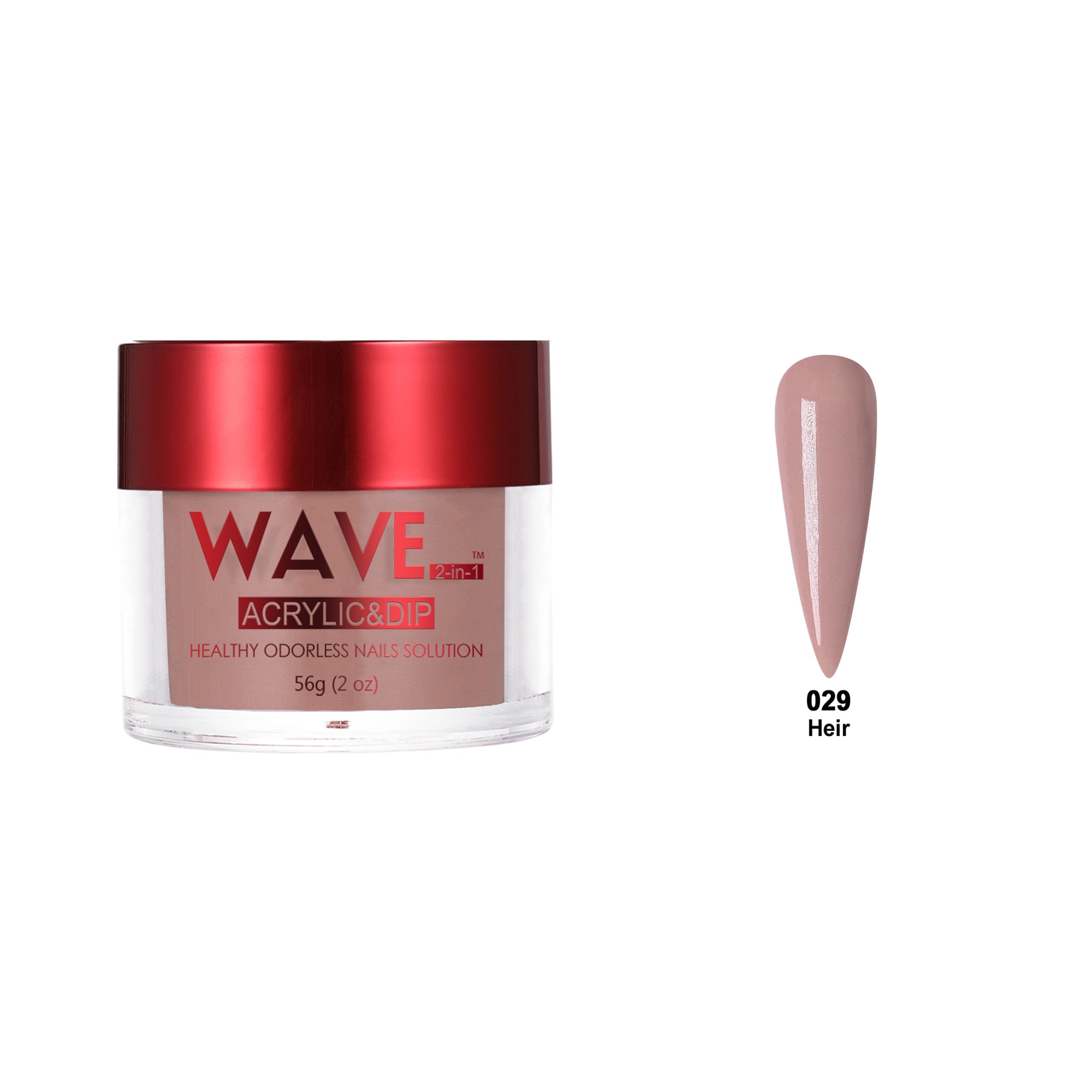 WAVEGEL QUEENS DIP & ACRYLIC POWDER WQ29 HEIR