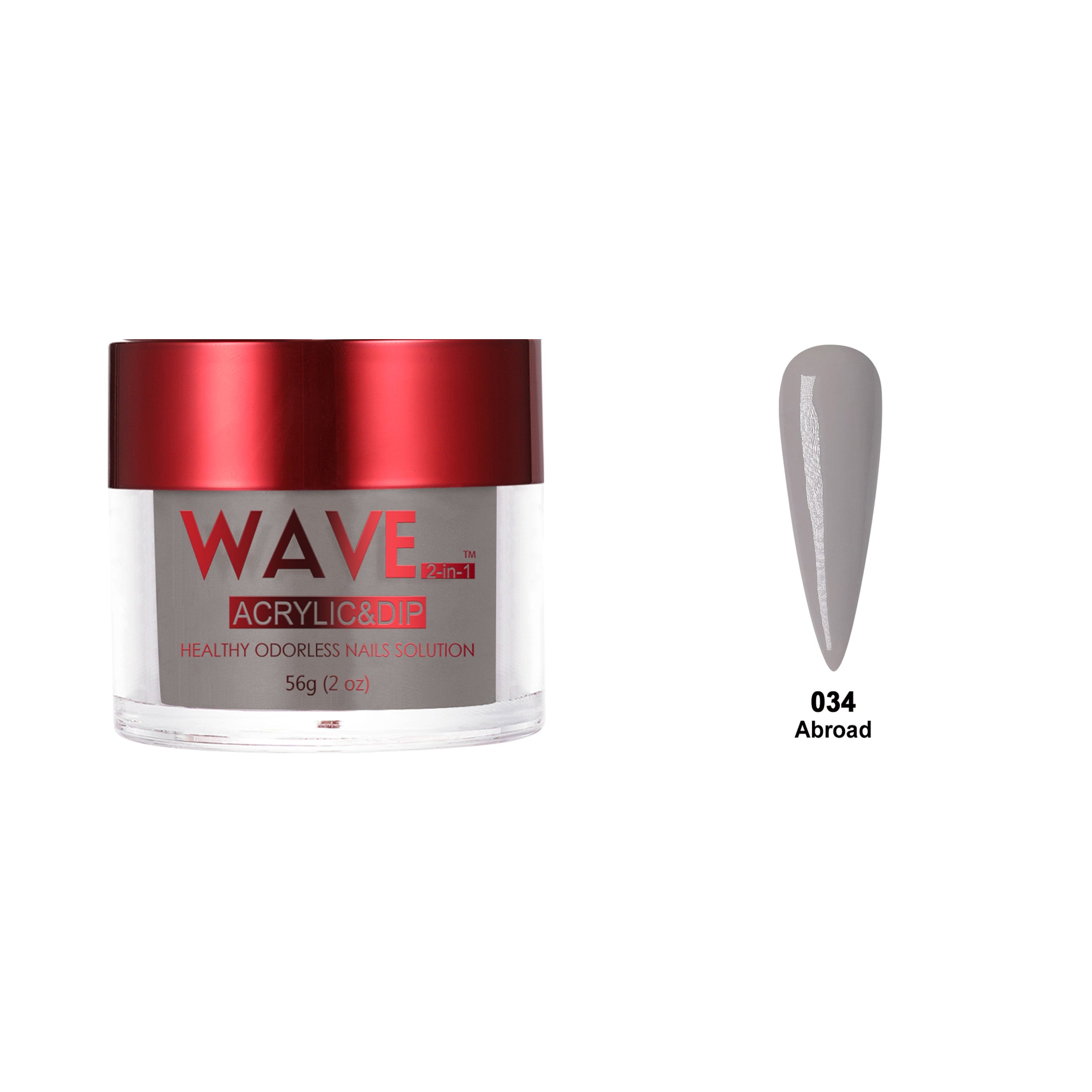 WAVEGEL QUEENS DIP & ACRYLIC POWDER WQ34 ABROAD
