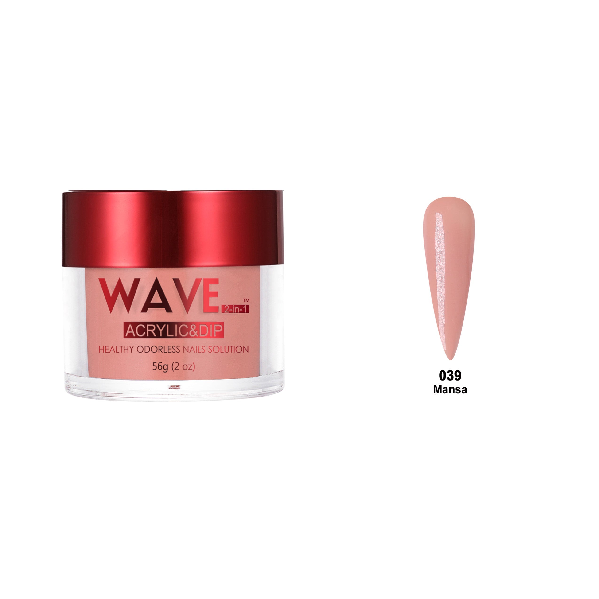 WAVEGEL QUEENS DIP & ACRYLIC POWDER WQ39 MANSA