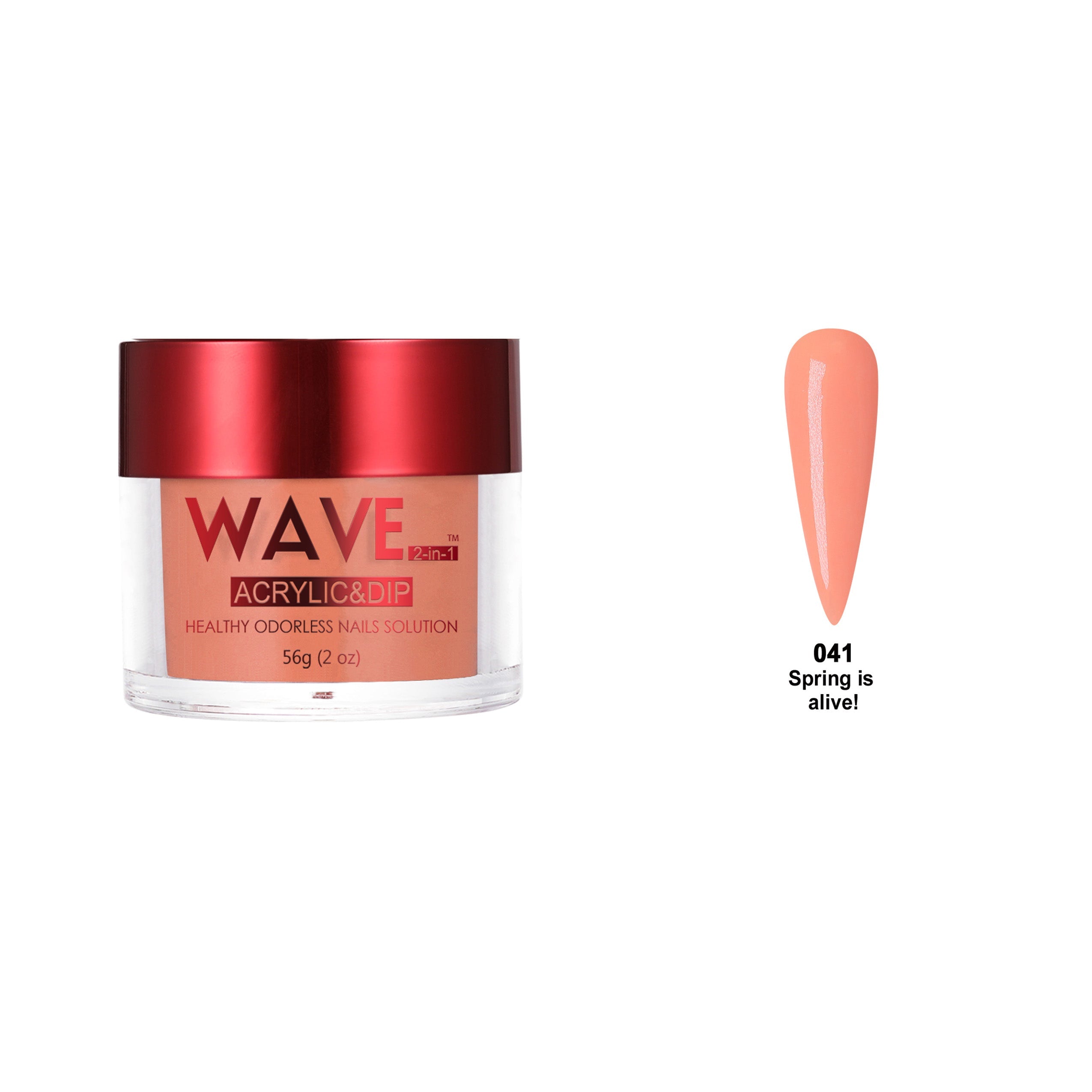 WAVEGEL QUEENS DIP & ACRYLIC POWDER WQ41 SPRING IS ALIVE !